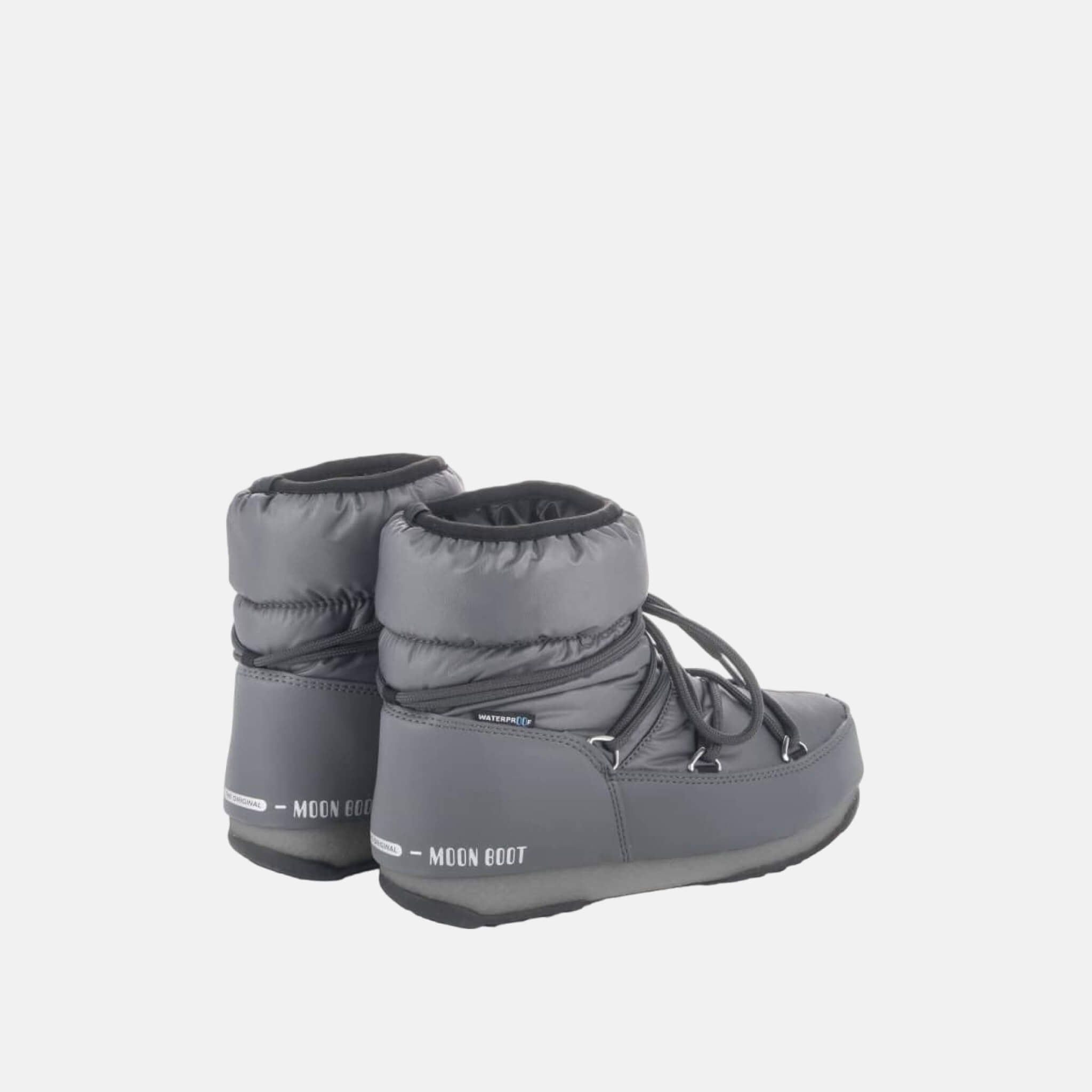 Dámske šedé snehule Moon Boot Low Nylon WP 2