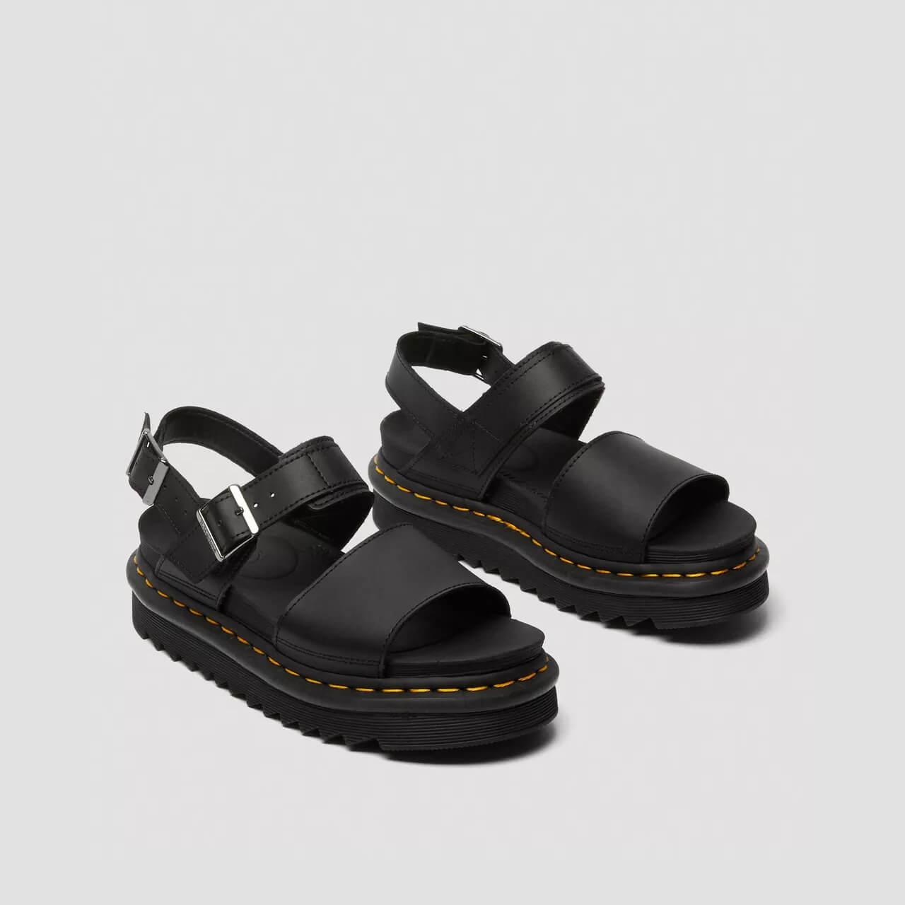 Dámske čierne sandále Dr. Martens Voss