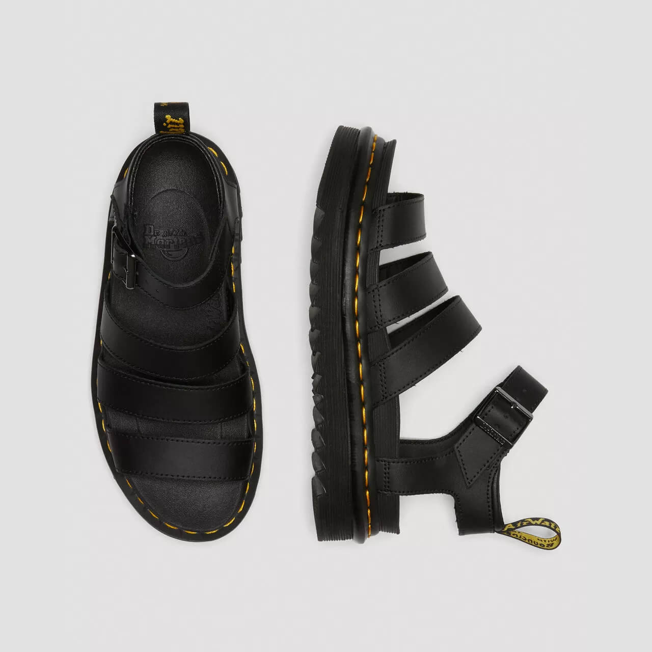 Dámske čierne sandále Dr. Martens Blaire