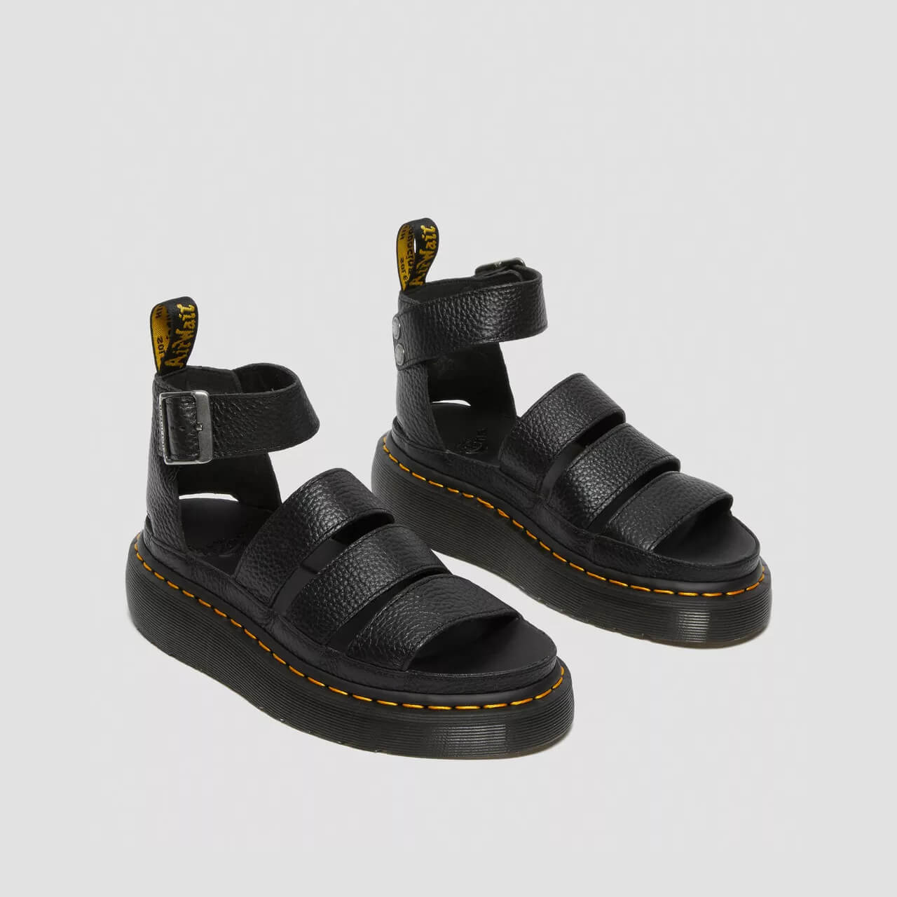 Dámske čierne sandále Dr. Martens Clarissa II Quad