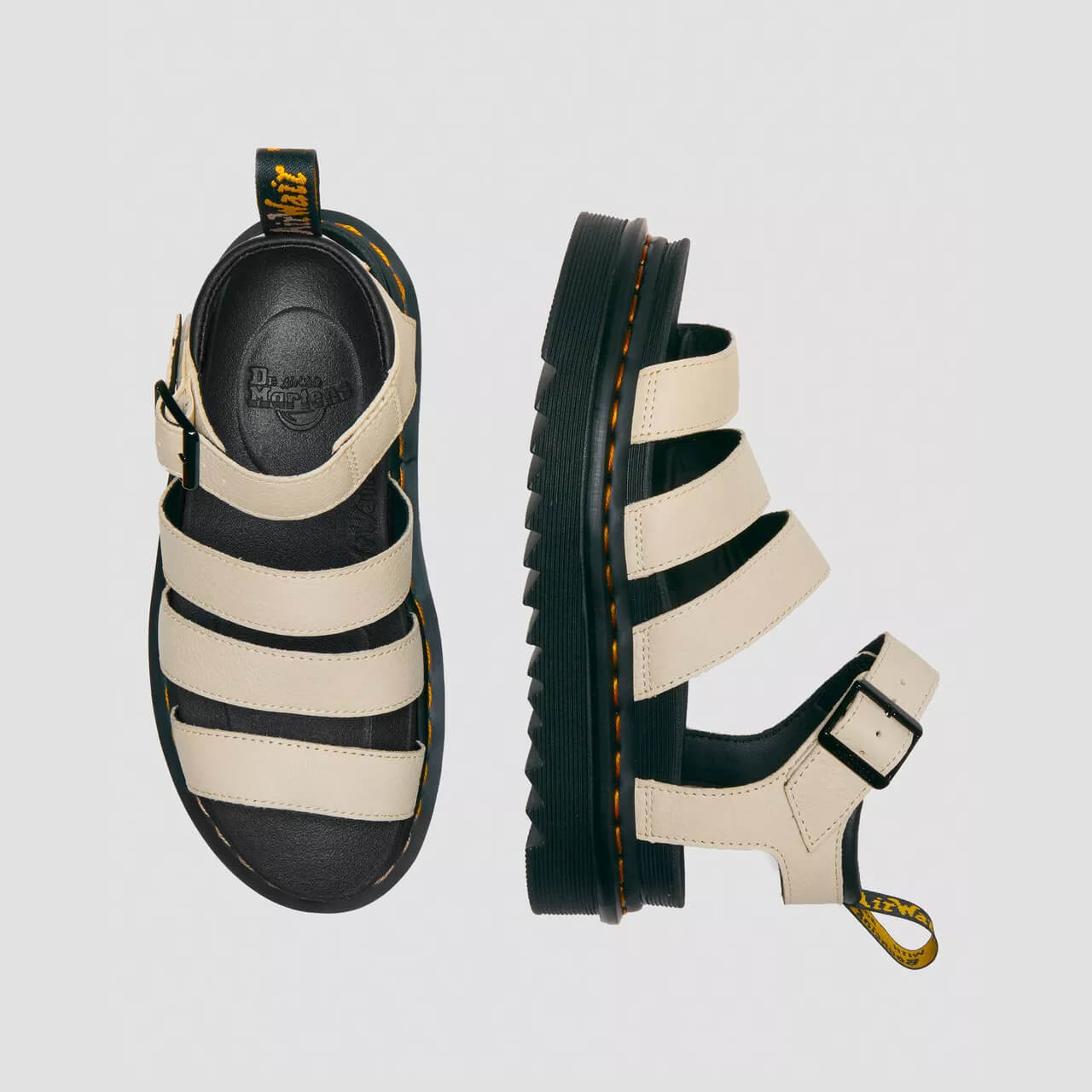 Dámske béžové sandále Dr. Martens Blaire