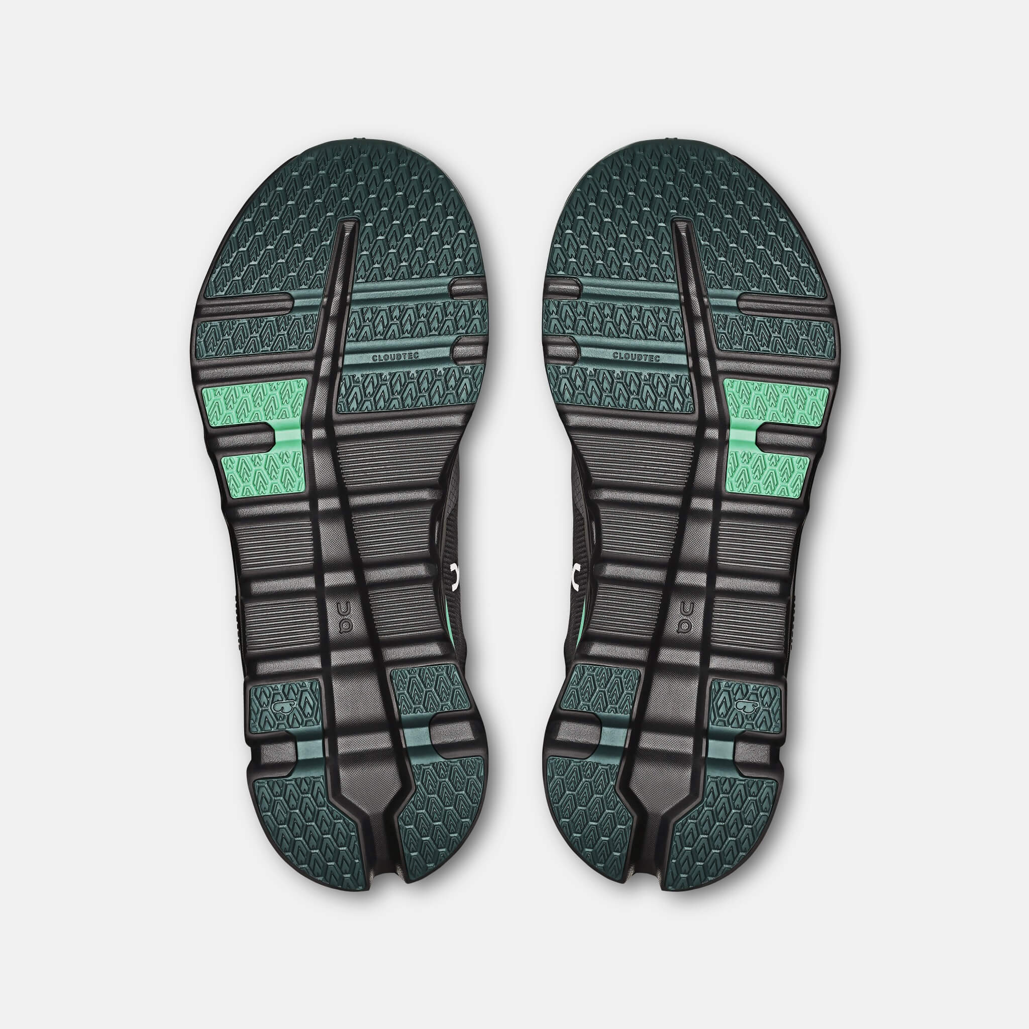 Pánske čierno-zelené bežecké tenisky On Cloudrunner 2 Waterproof