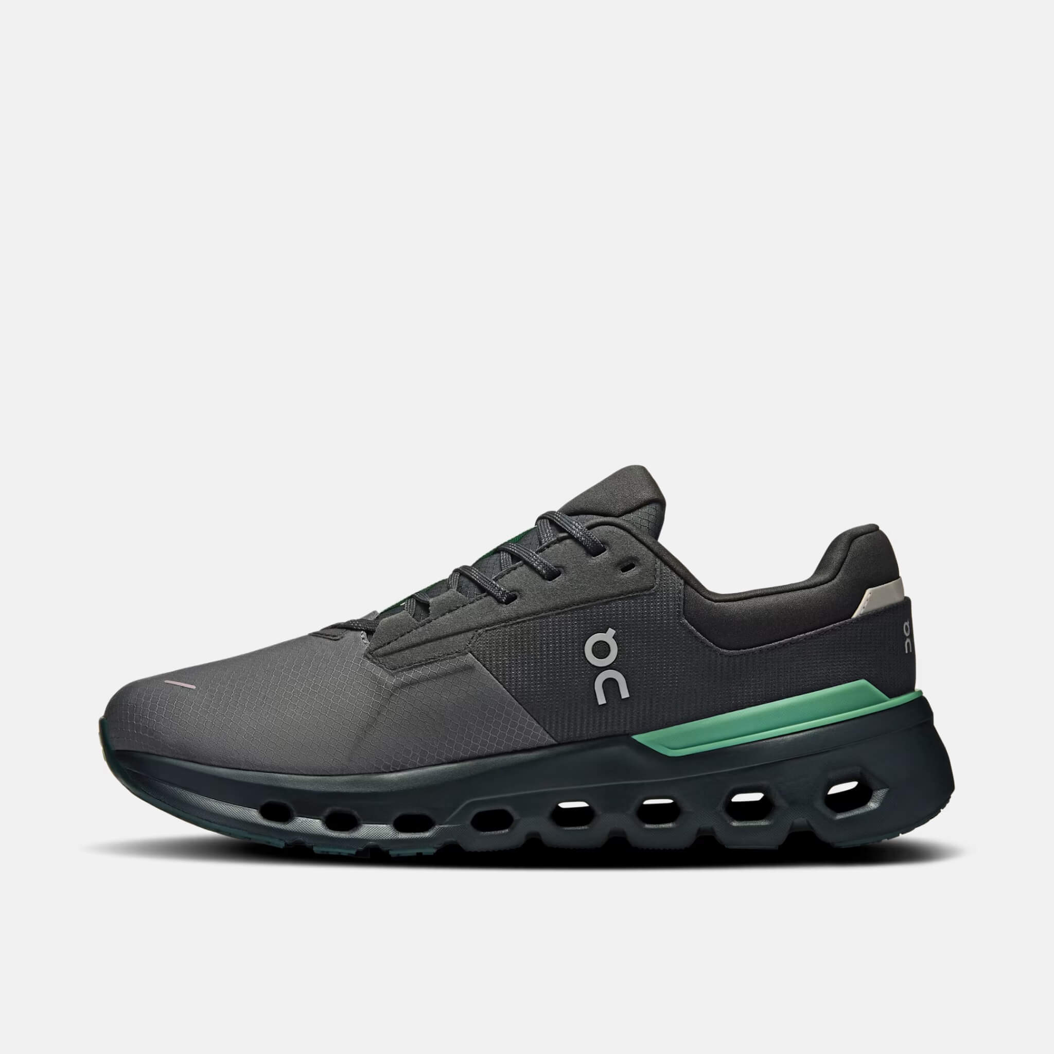Pánske čierno-zelené bežecké tenisky On Cloudrunner 2 Waterproof