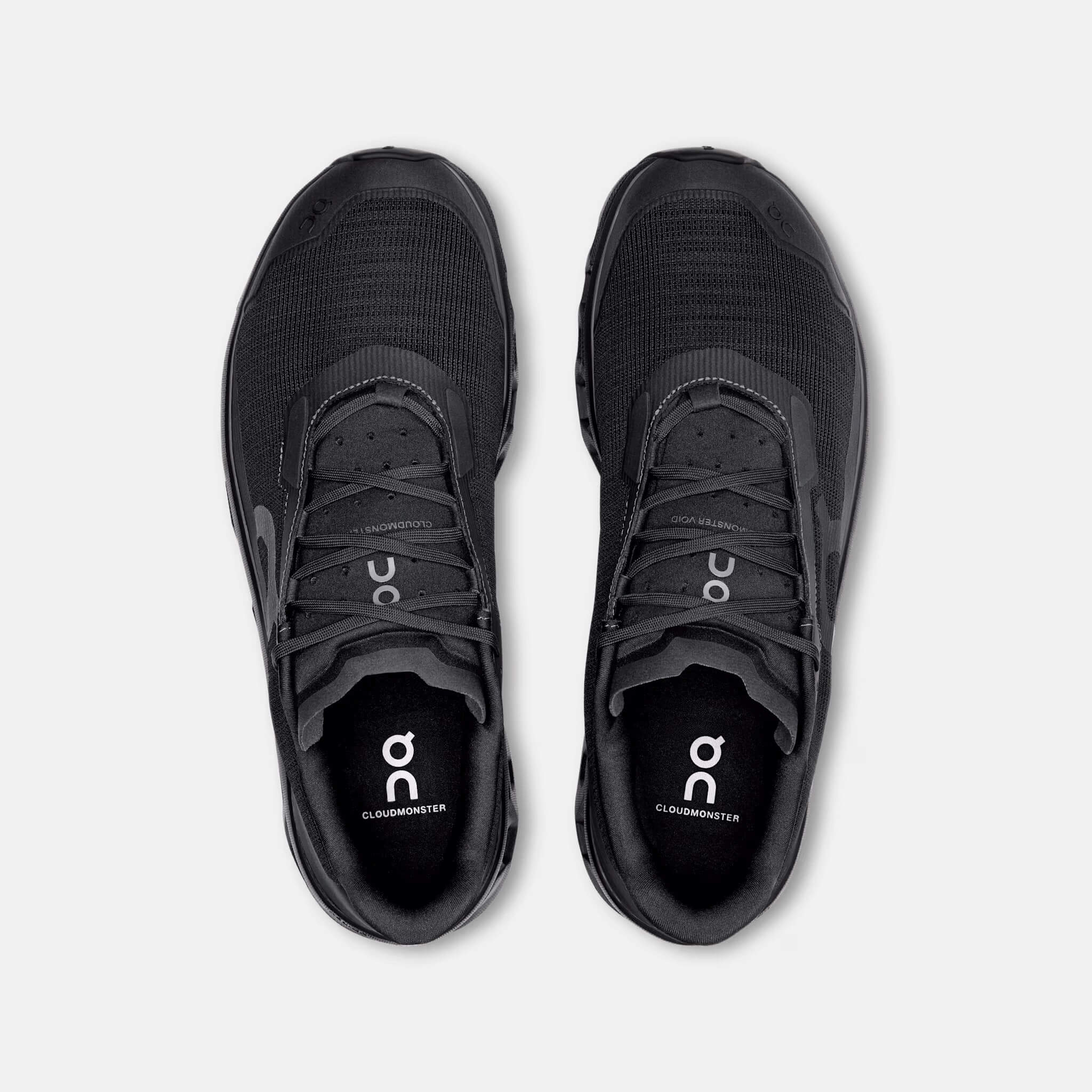 Pánske čierne bežecké tenisky On Cloudmonster Void