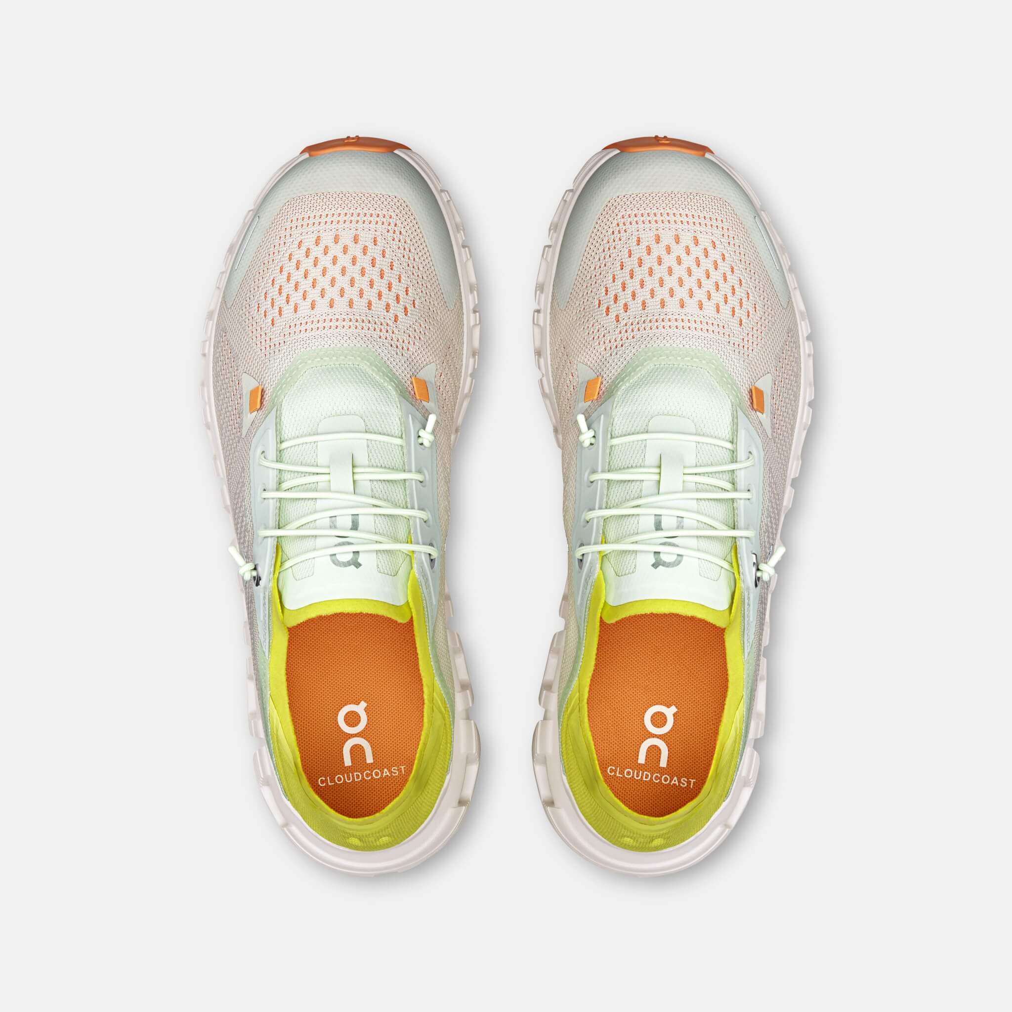 Dámske žlto-biele voľnočasové tenisky On Cloud 6 Coast