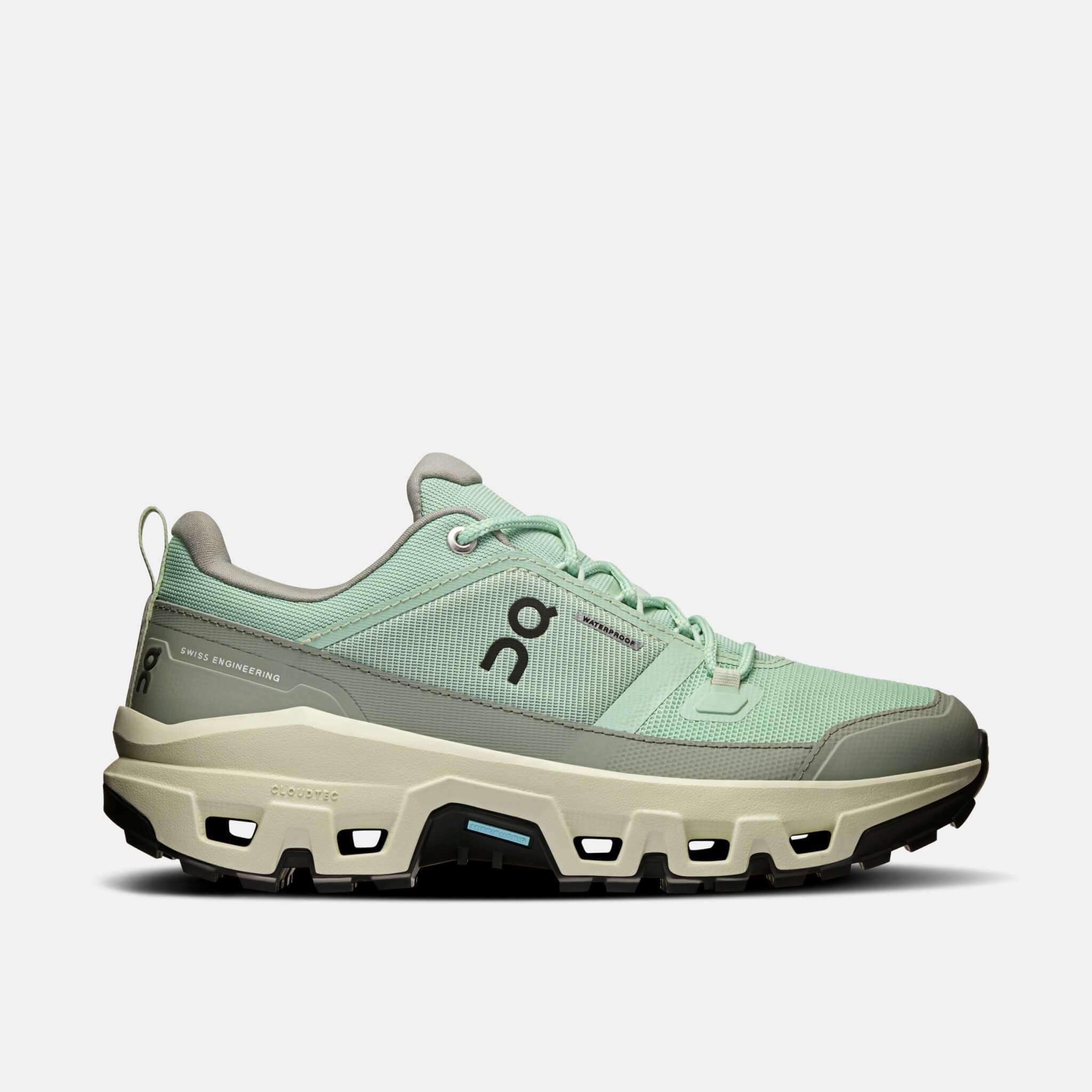 Dámska zelená outdoorová obuv On Cloudrock Low WP