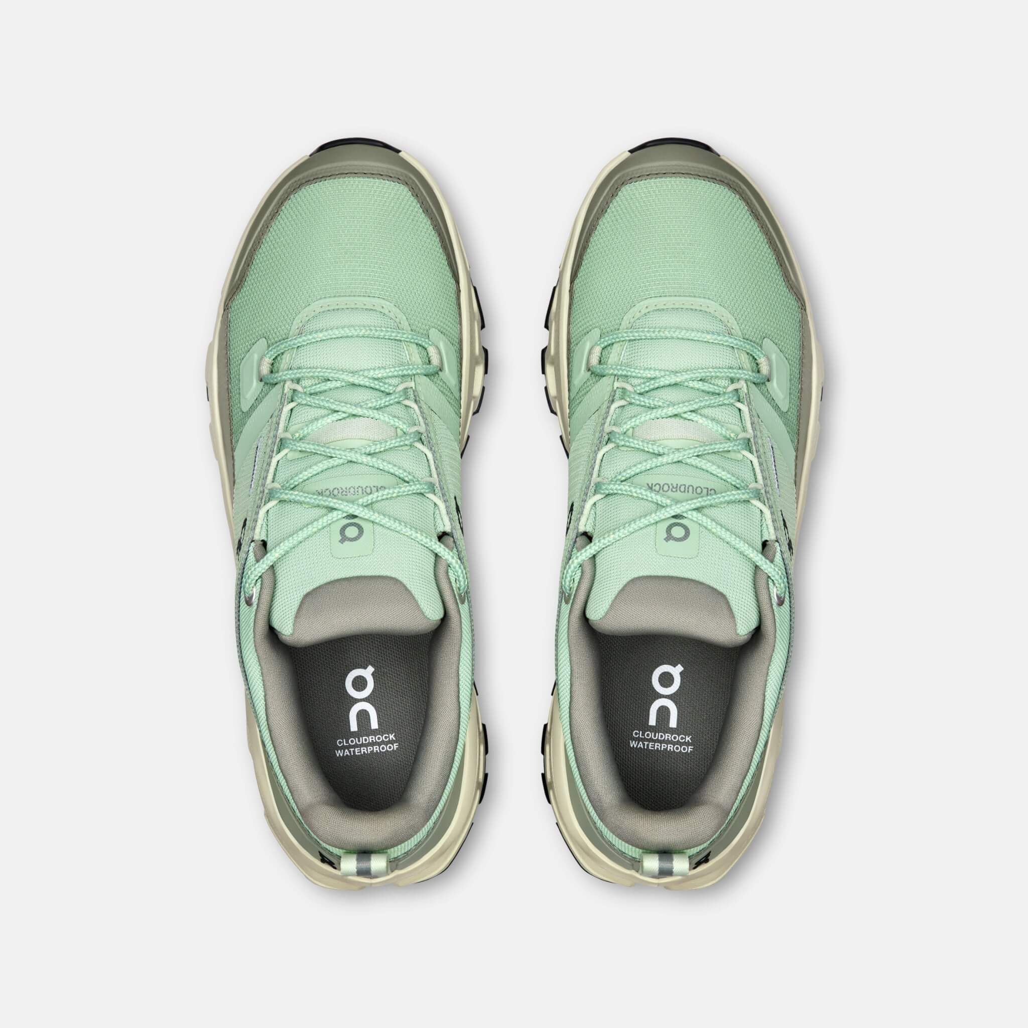 Dámska zelená outdoorová obuv On Cloudrock Low WP