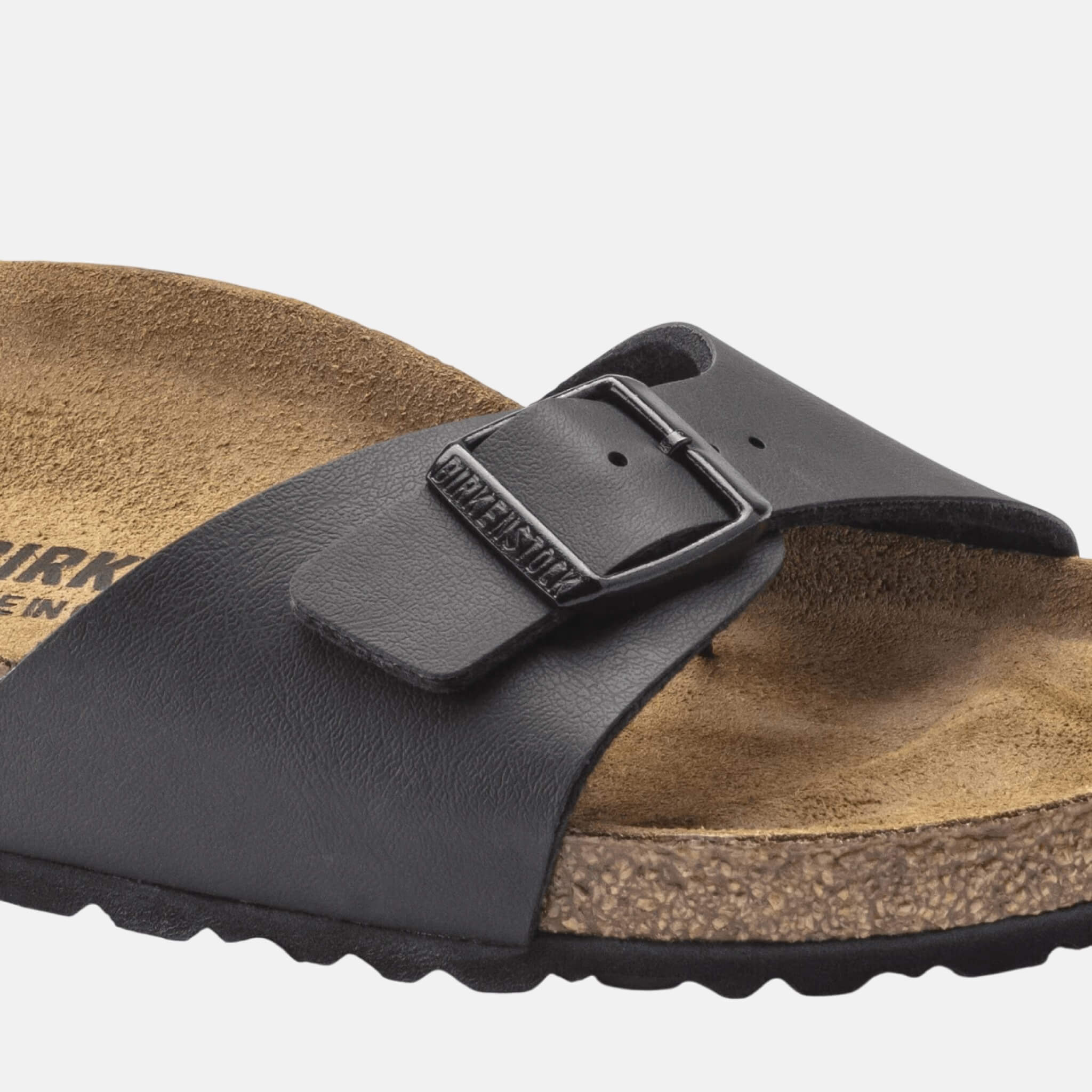 Čierne Regular papuče Birkenstock Madrid Birko-Flor
