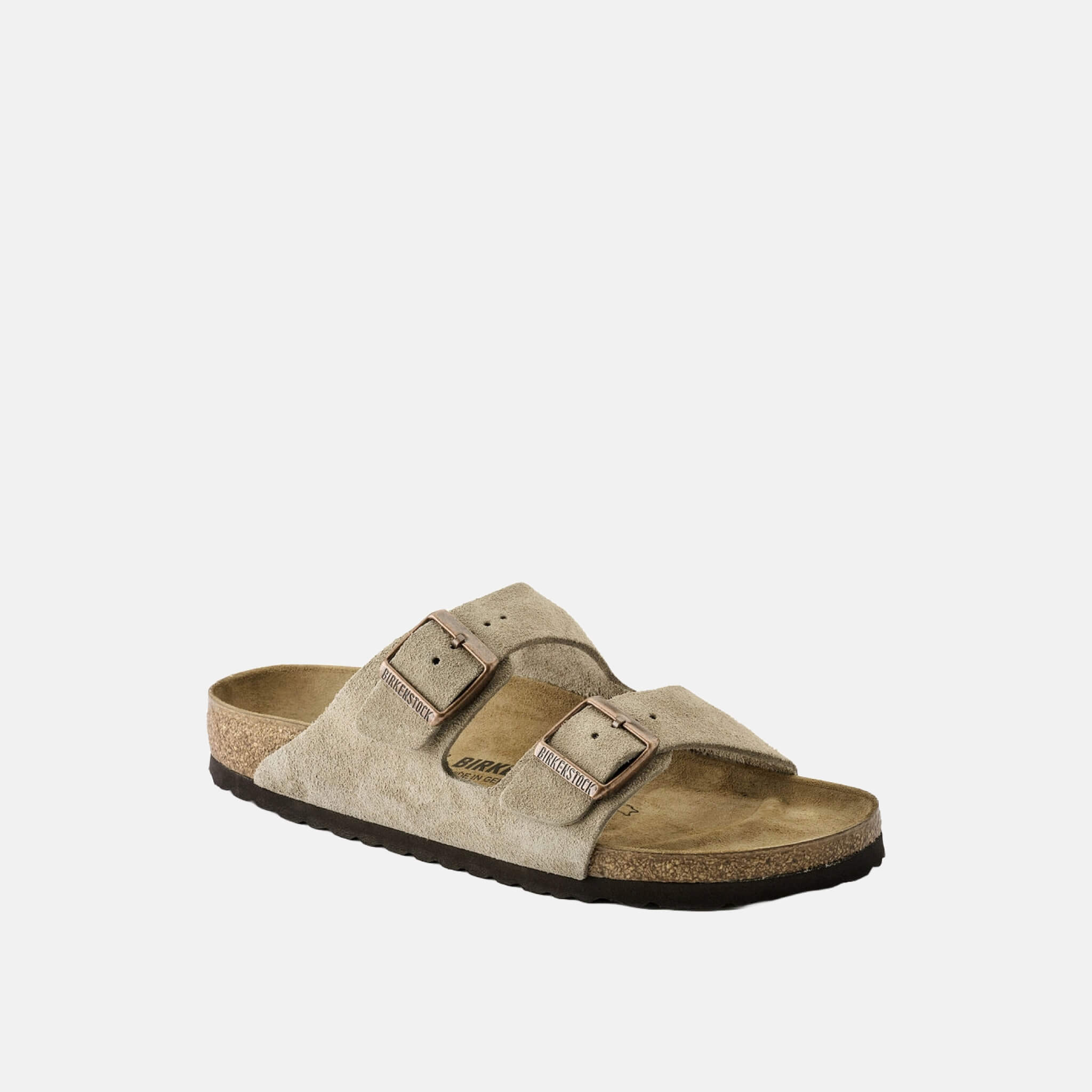 Hnedé Regular Šľapky Birkenstock Arizona Suede Leather