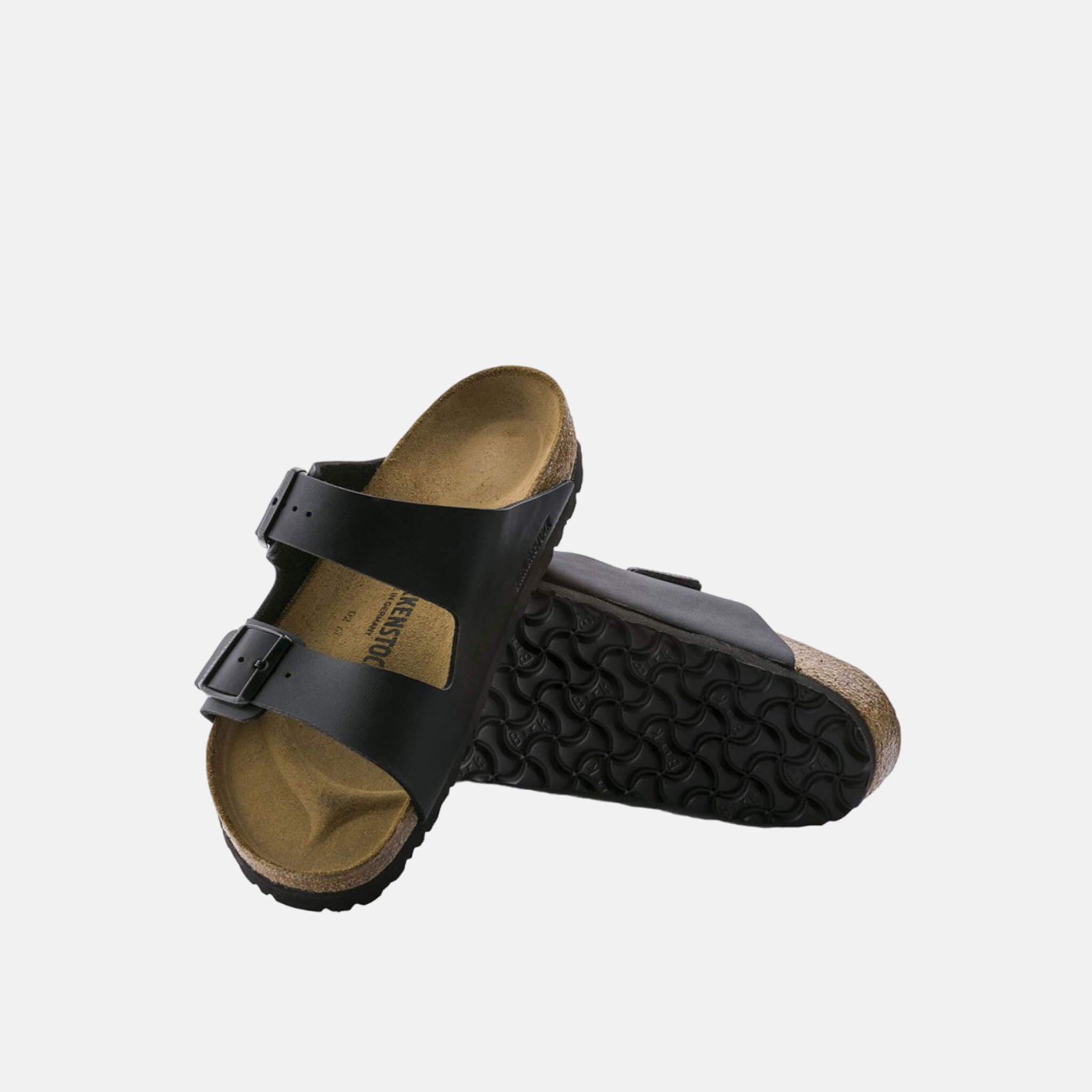 Čierne Regular papuče Birkenstock Arizona Birko-Flor