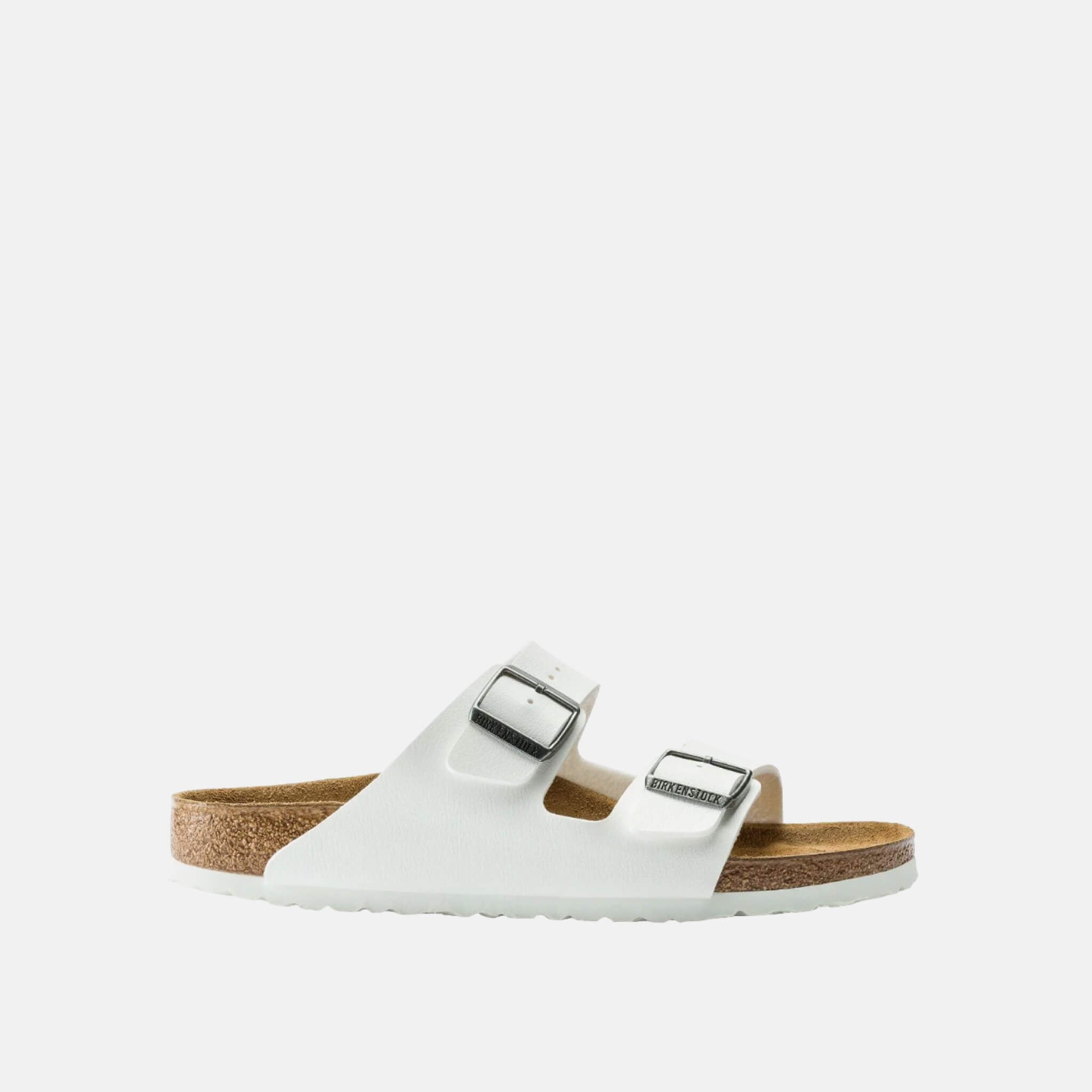 Biele Regular Šľapky Birkenstock Arizona Birko-Flor