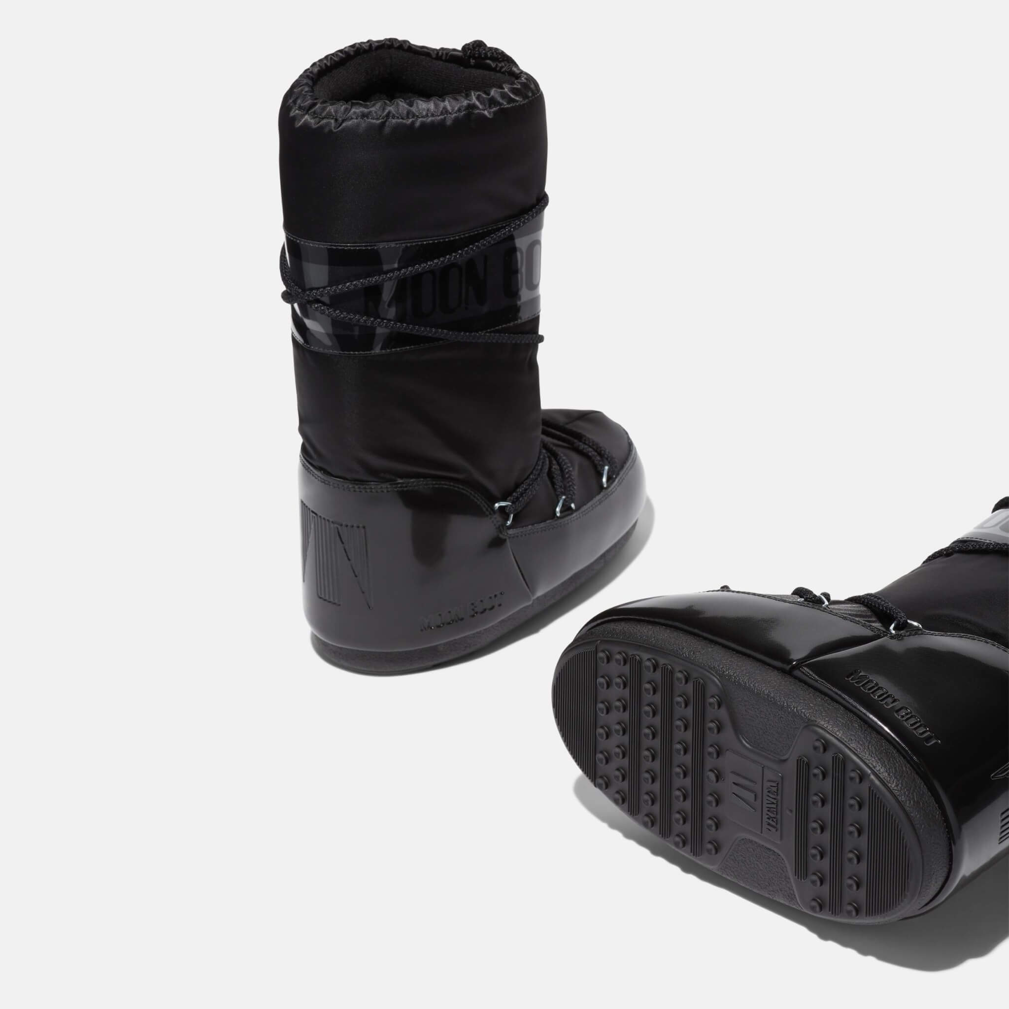 Dámske čierne snehule Moon Boot Icon Glance