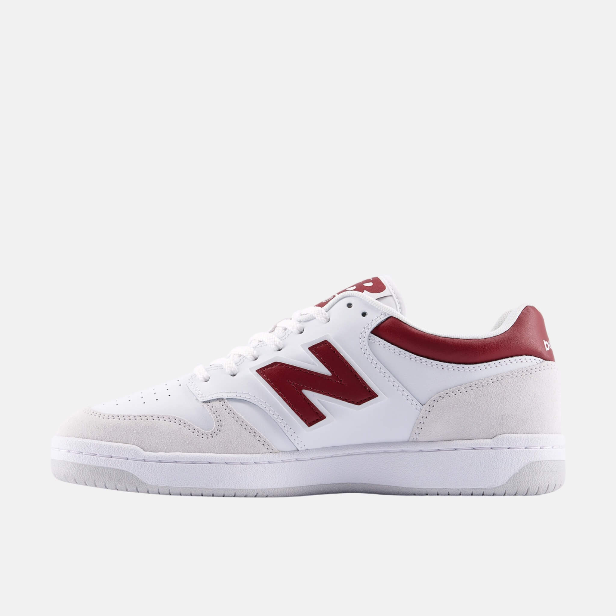 Pánske bielo-červené voľnočasové tenisky New Balance BB480L