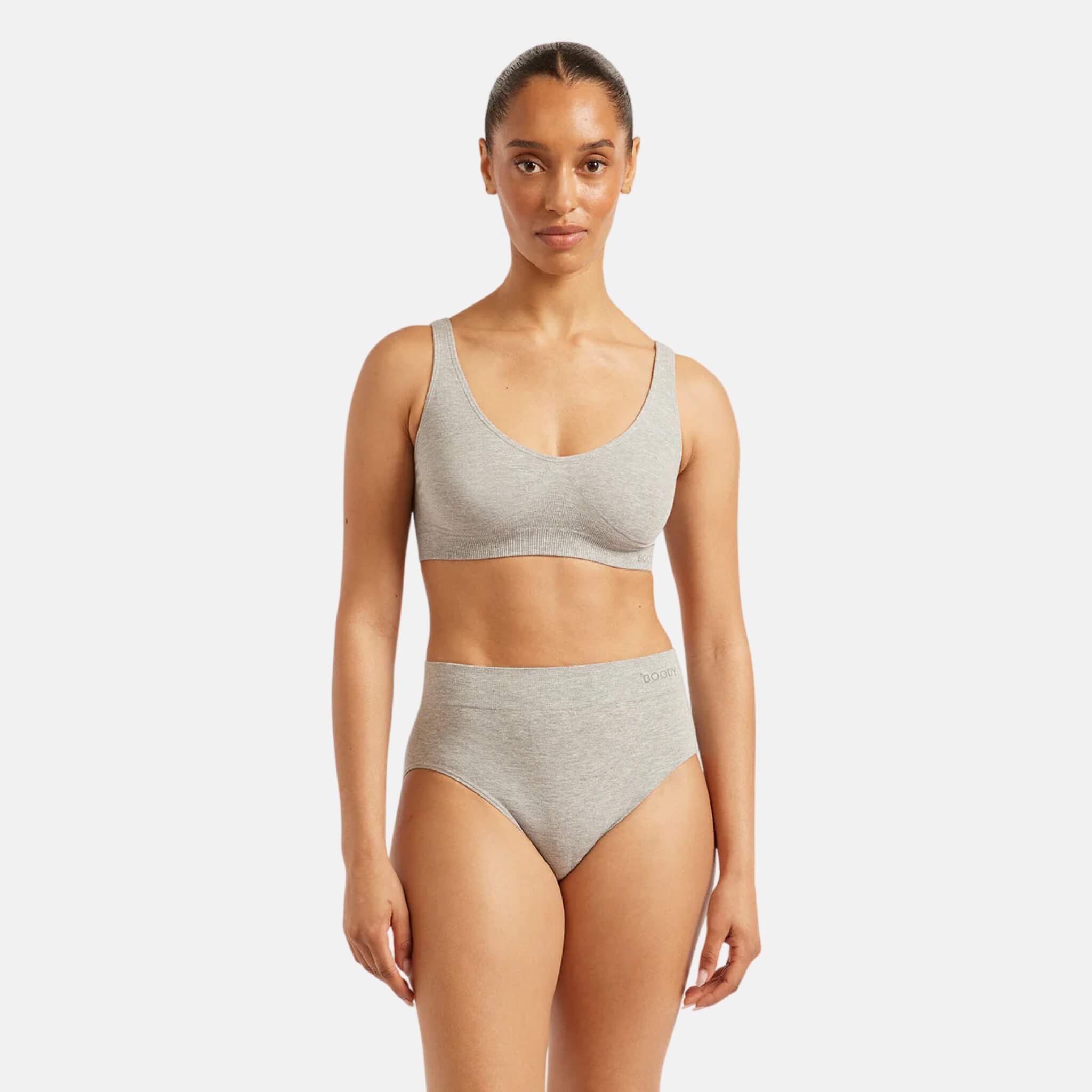 Šedé nohavičky Boody Full Briefs