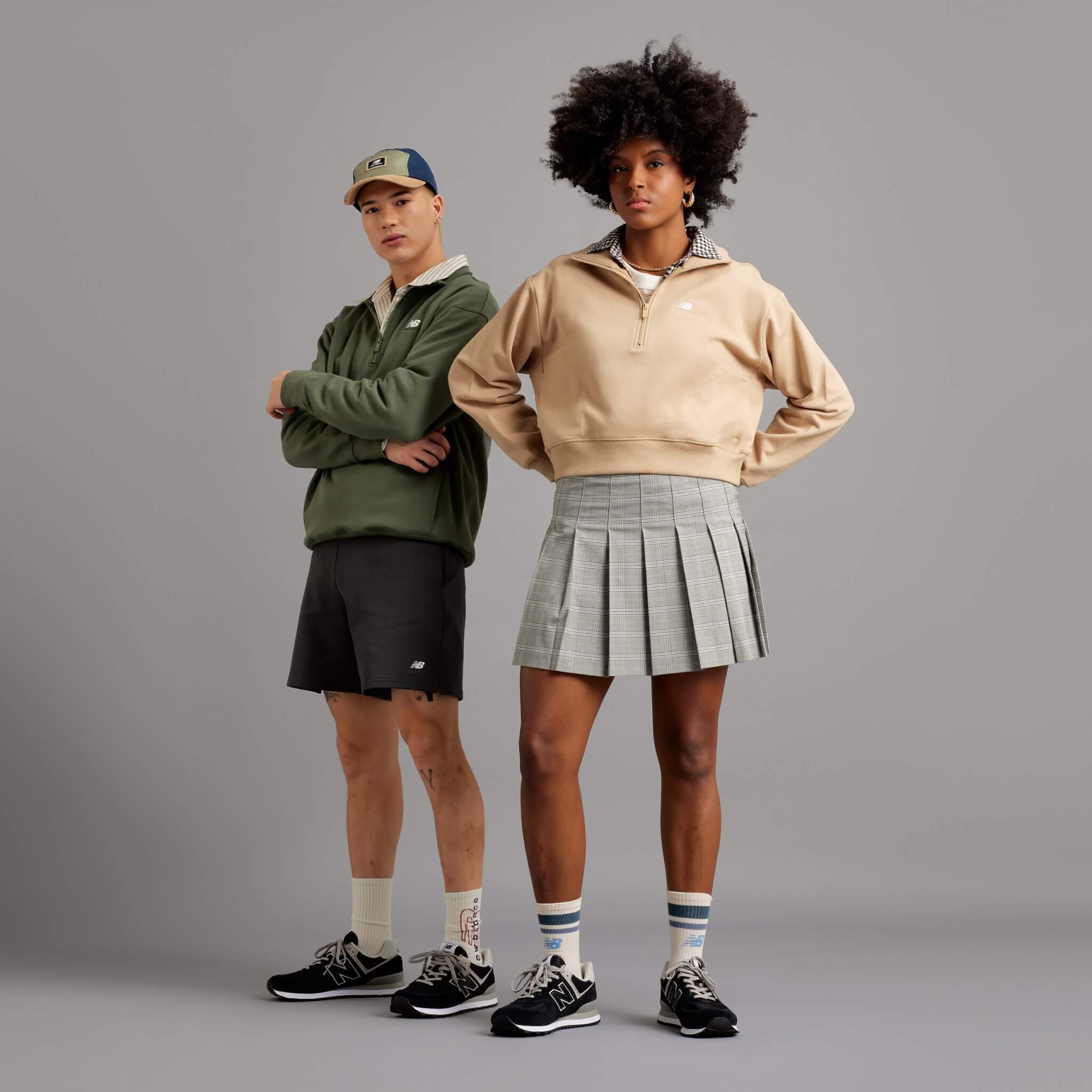 Pánske čierne voľnočasové tenisky New Balance ML574