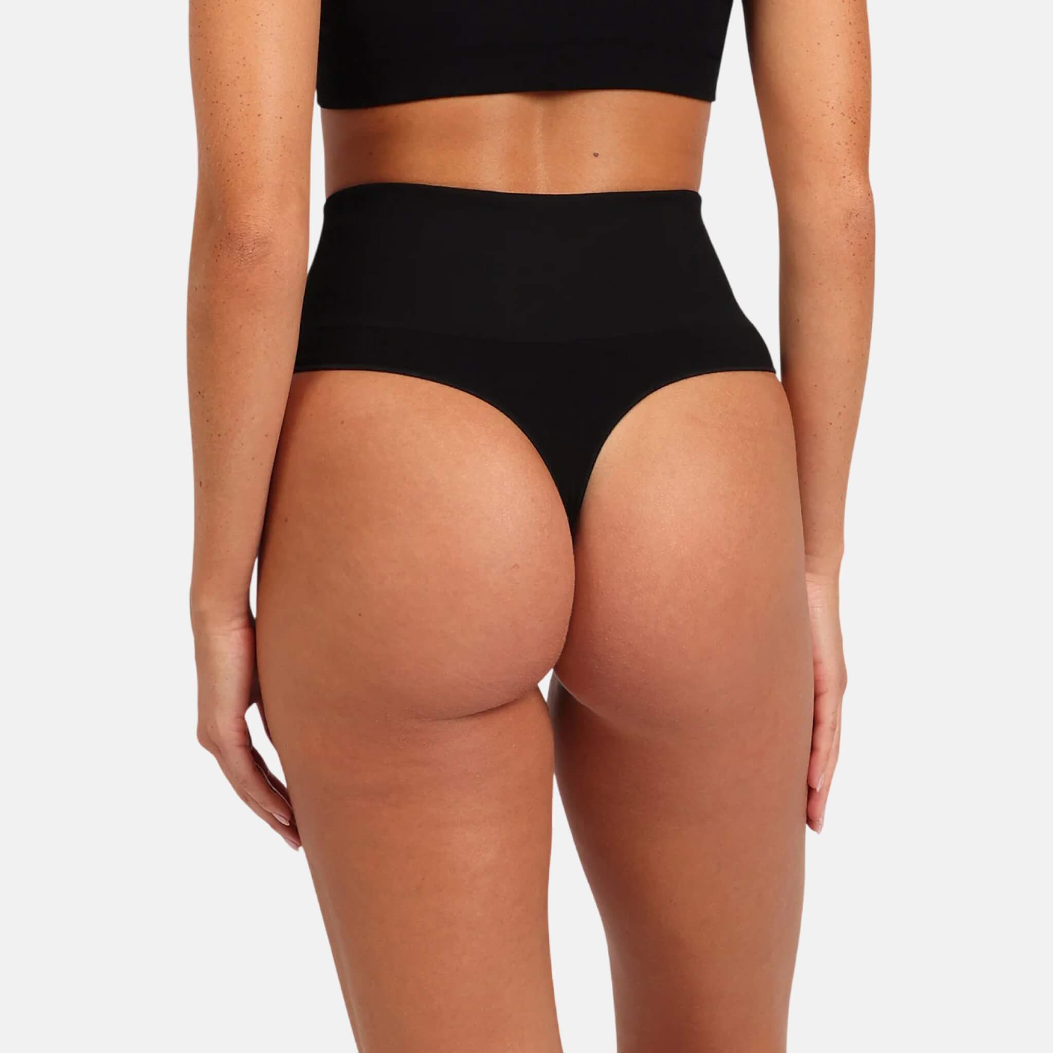 Čierne nohavičky Boody Shaper High Waist G-String