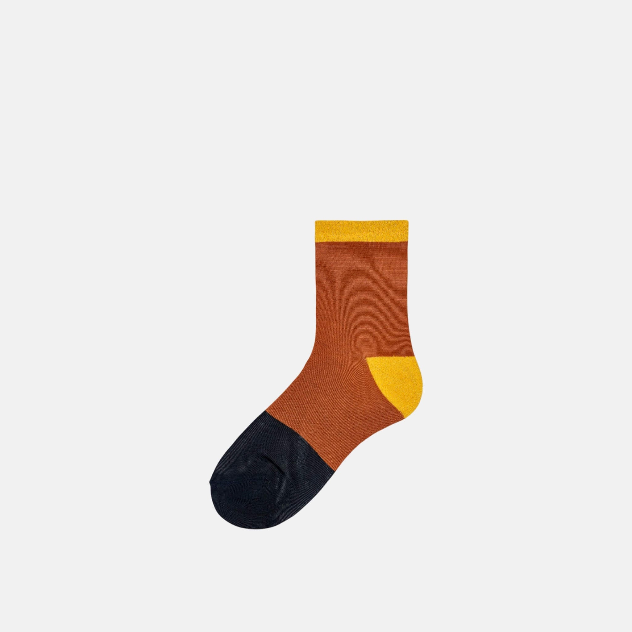 Dámske oranžovočierne ponožky Happy Socks Liza // kolekcia Hysteria