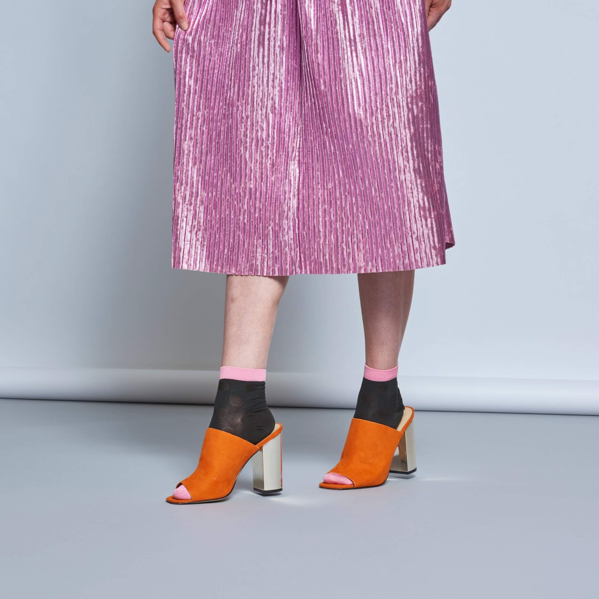 Dámske čierne ponožky Happy Socks Viktoria // kolekcia Hysteria