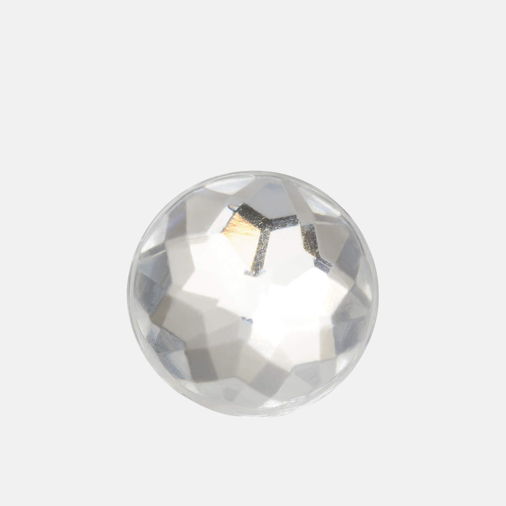 Jibbitz™ - Sparkly Silver Circle