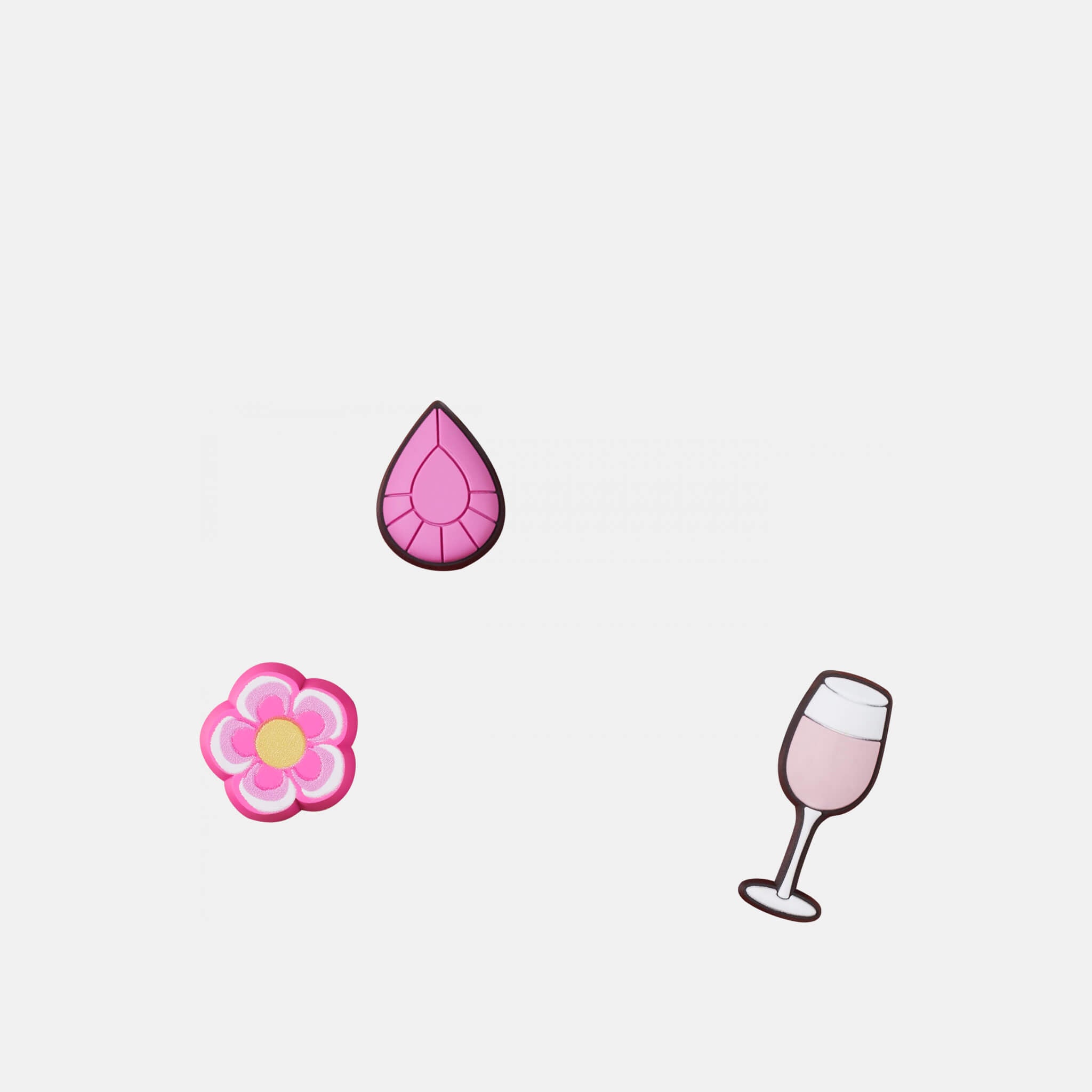 Jibbitz™ - Pink Sandal Backer 3 Pack