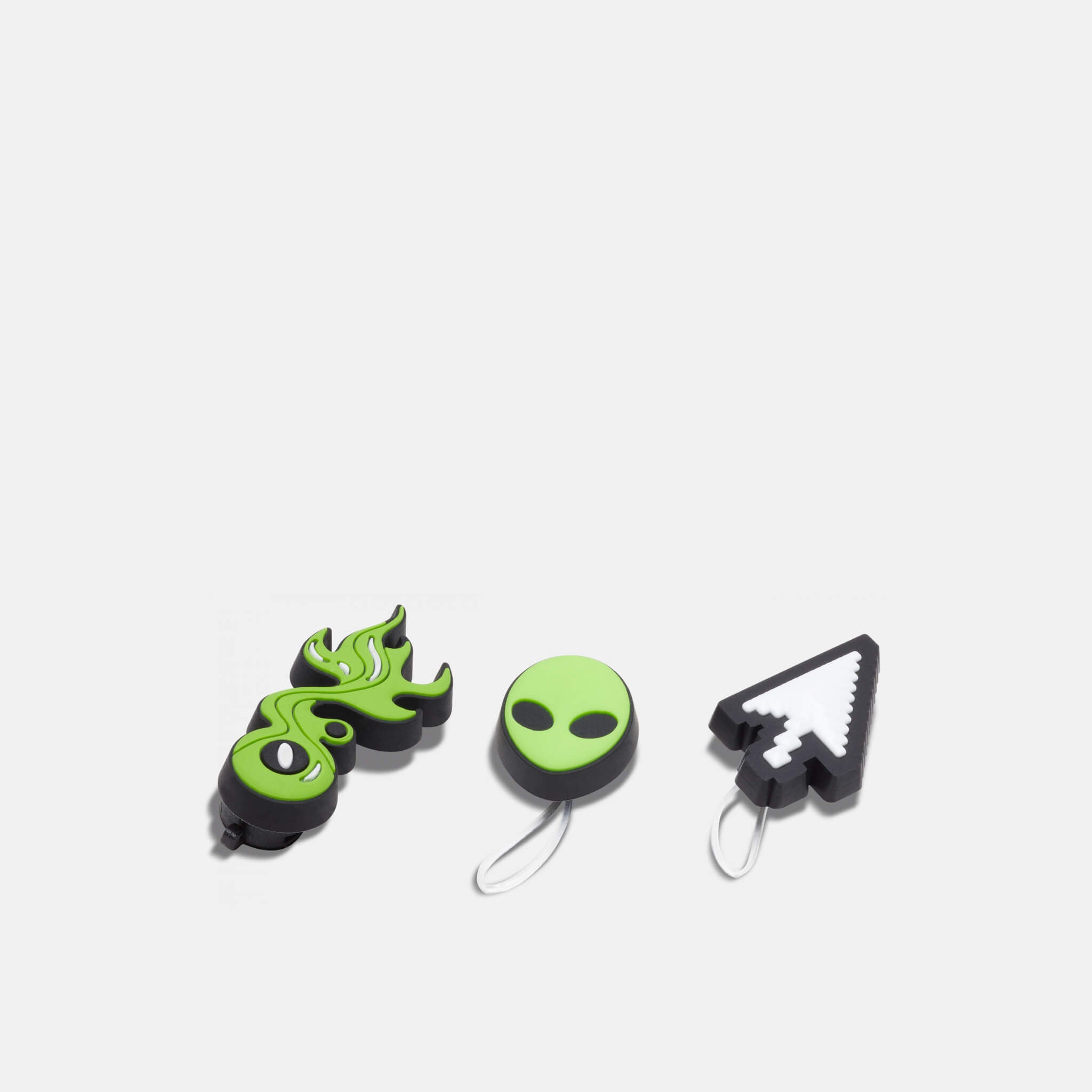 Jibbitz™ - Green Sandal Backer - 3 ks