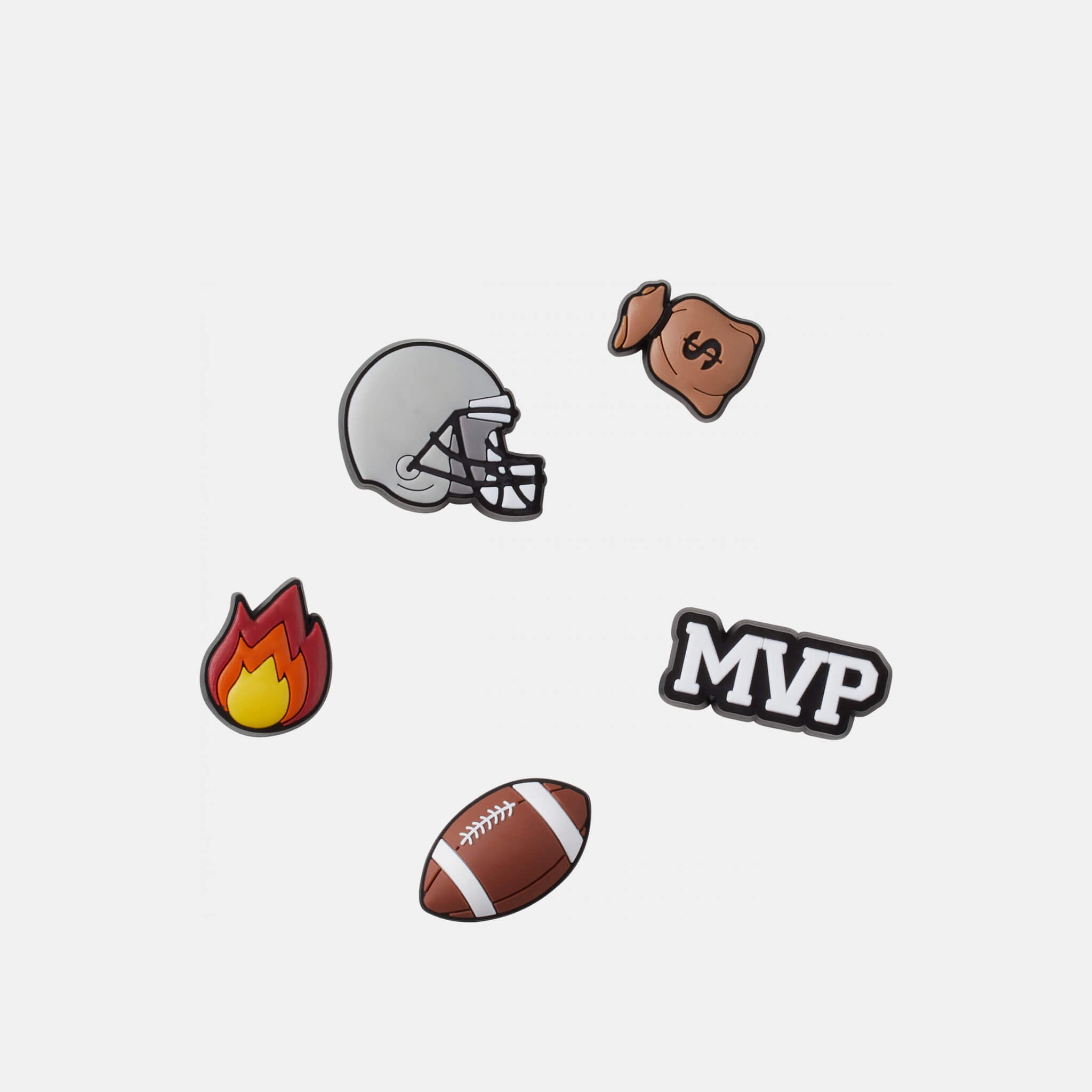 Jibbitz™ - Football Star - 5 ks