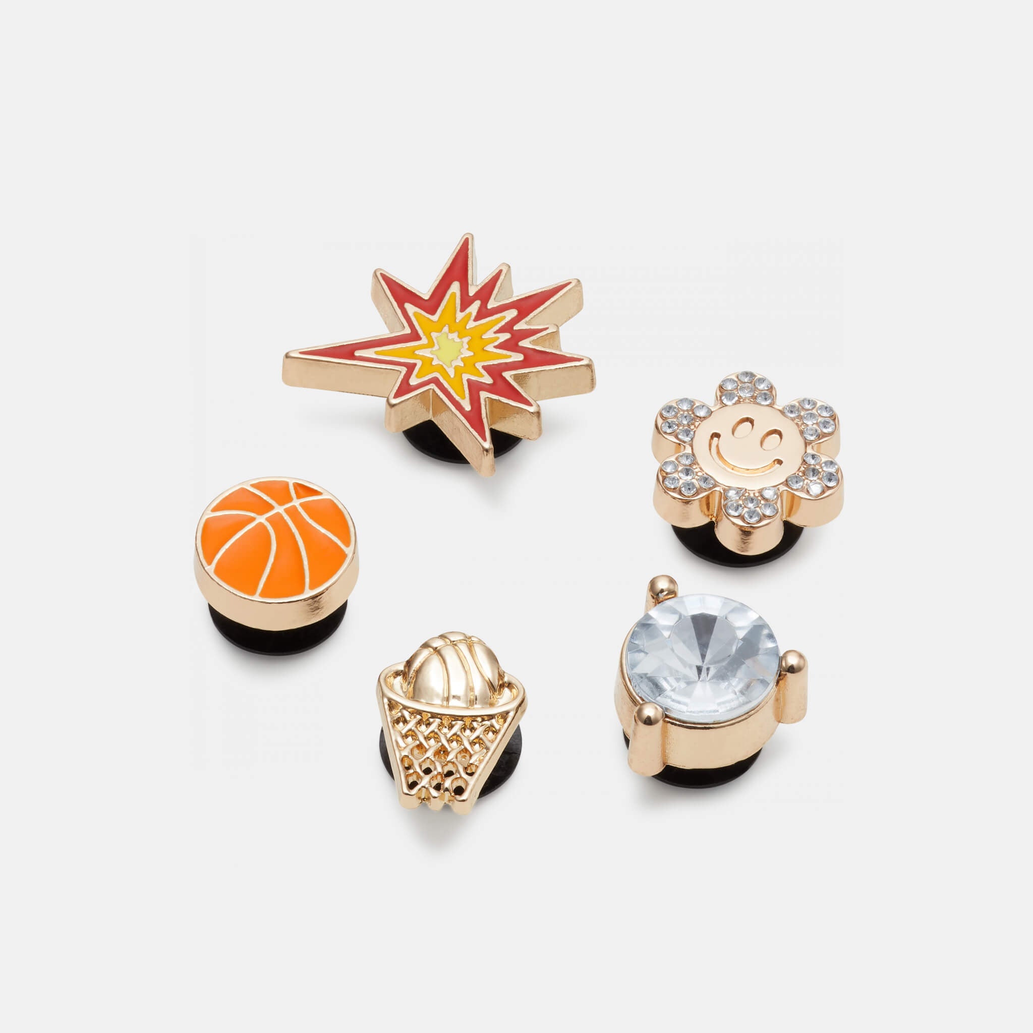 Jibbitz™ - Basketball Shoelery - 5 ks