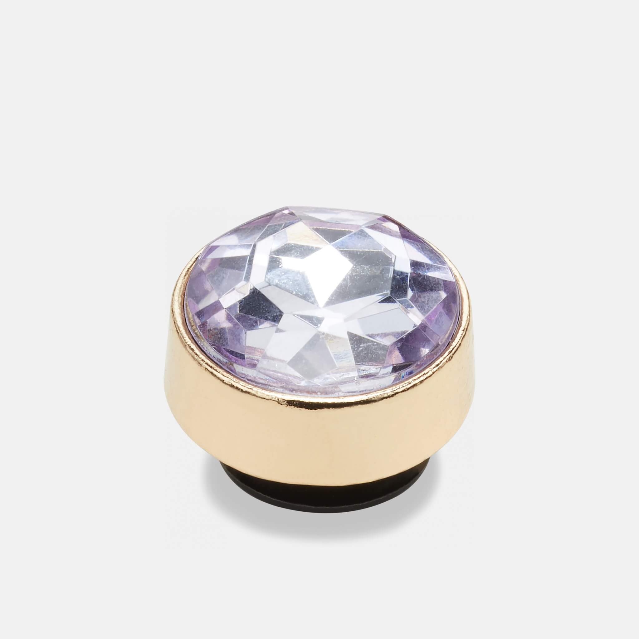 Jibbitz™ - Lavendar Circle Gem