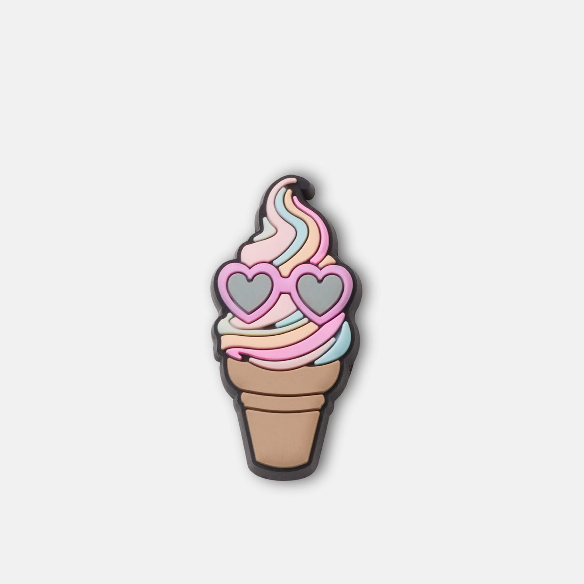 Jibbitz™ - Rainbow Swirl Cone