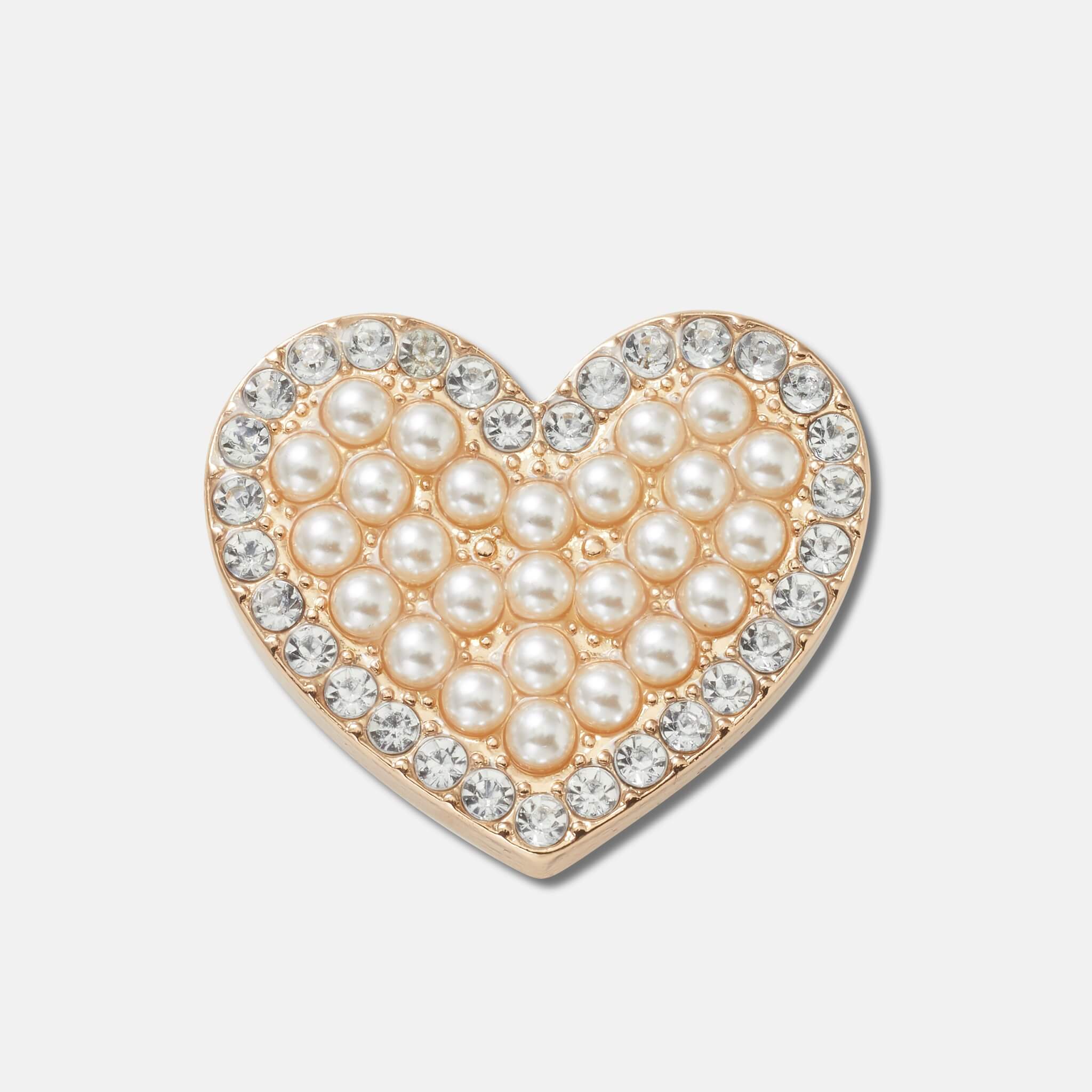 Jibbitz™ - Pearl Cluster Heart