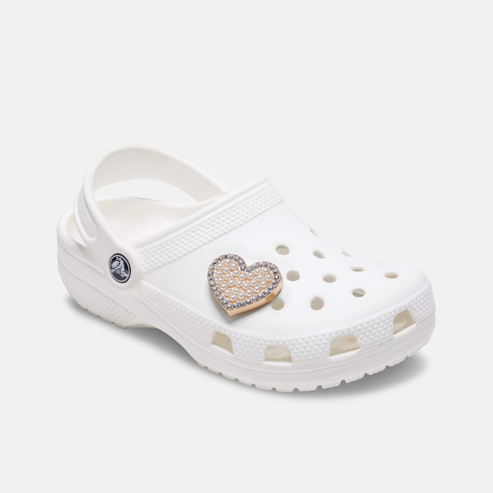 Jibbitz™ - Pearl Cluster Heart