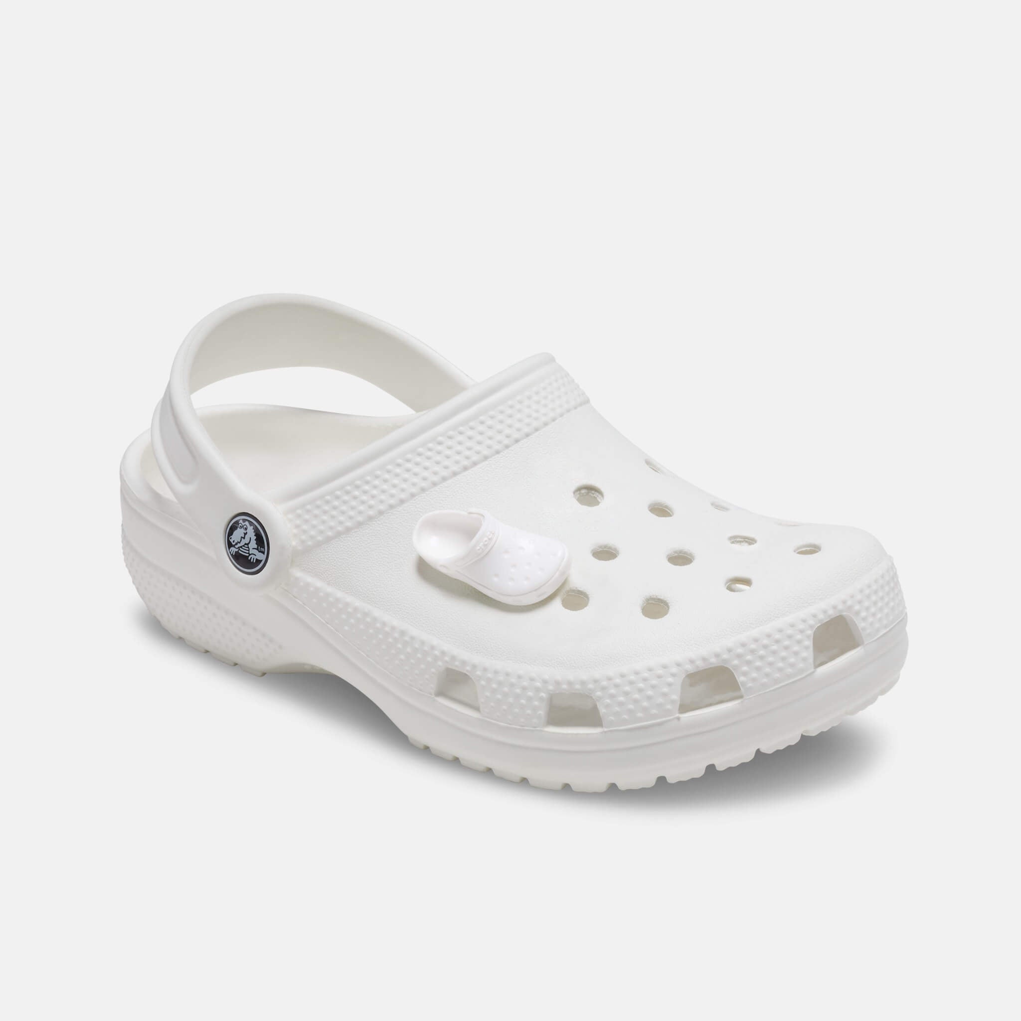 Odznačik Jibbitz – 3D White Classic Clog