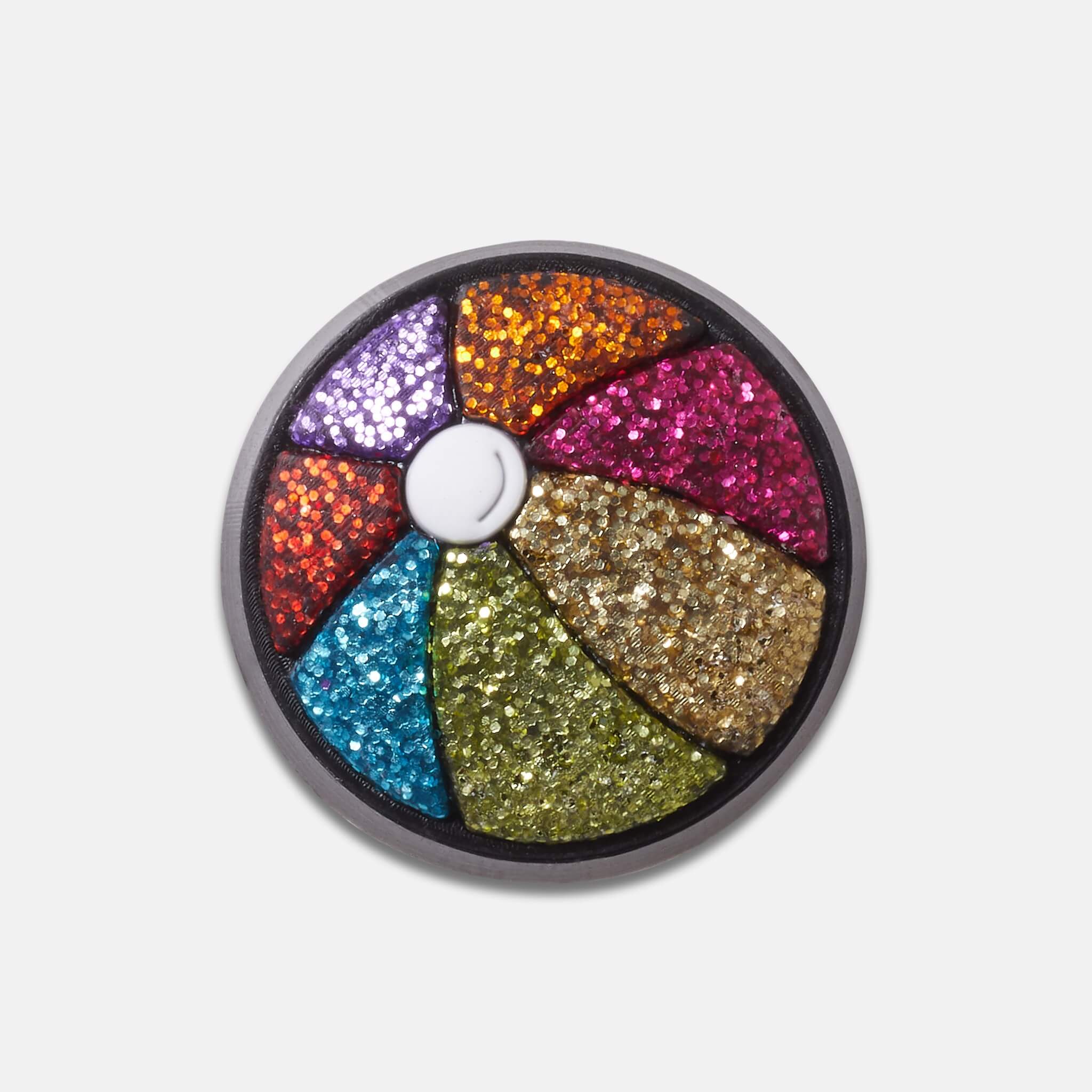 Odznačik Jibbitz – Glitter Beach Ball