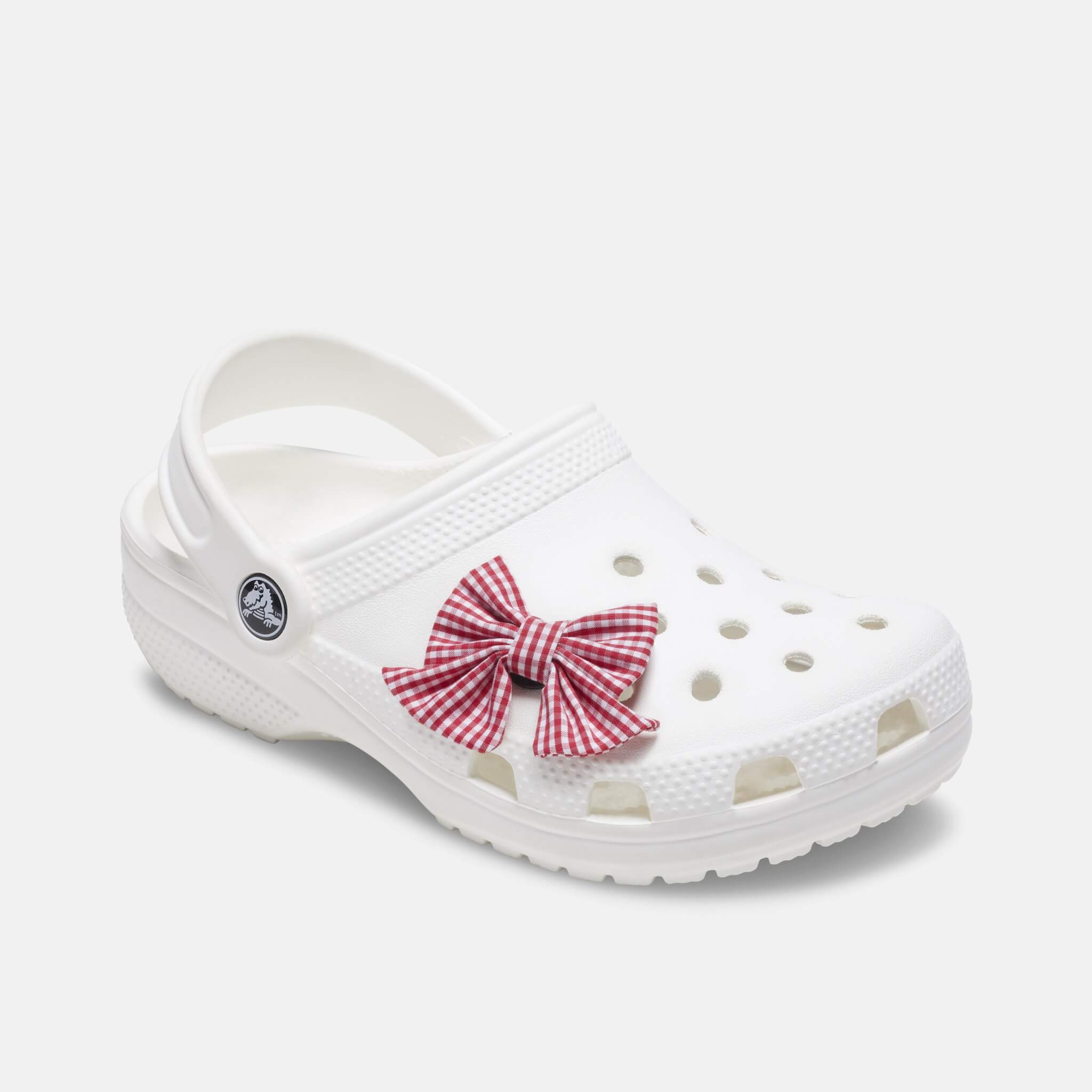 Odznačik Jibbitz – Cherry Gingham Bow