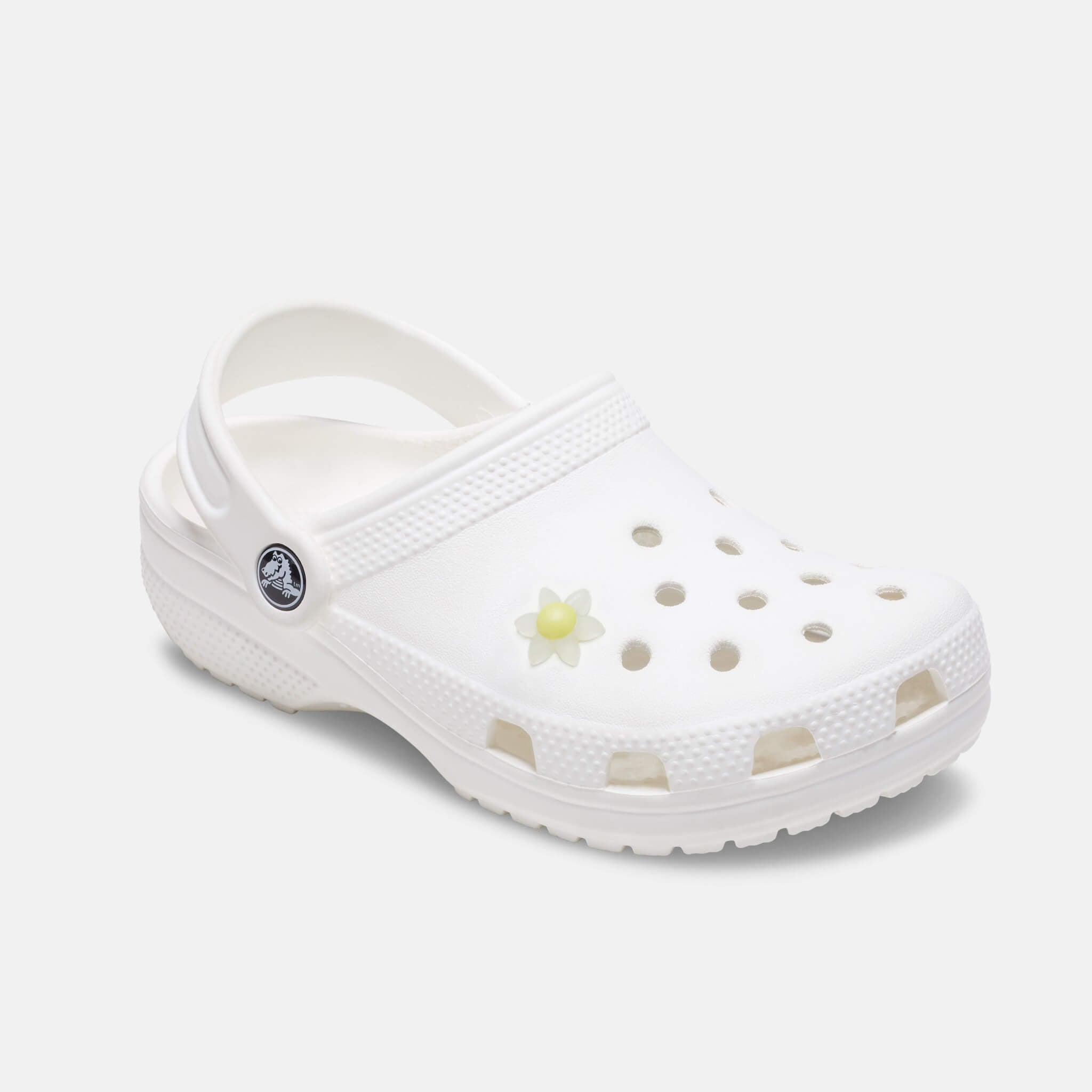 Odznačik Jibbitz – Iridescent Flower with Yellow