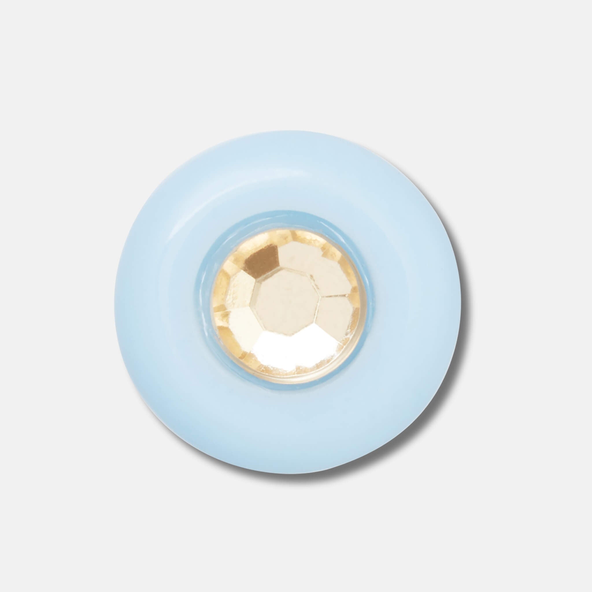 Odznačik Jibbitz – Blue and Green Acrylic Gem