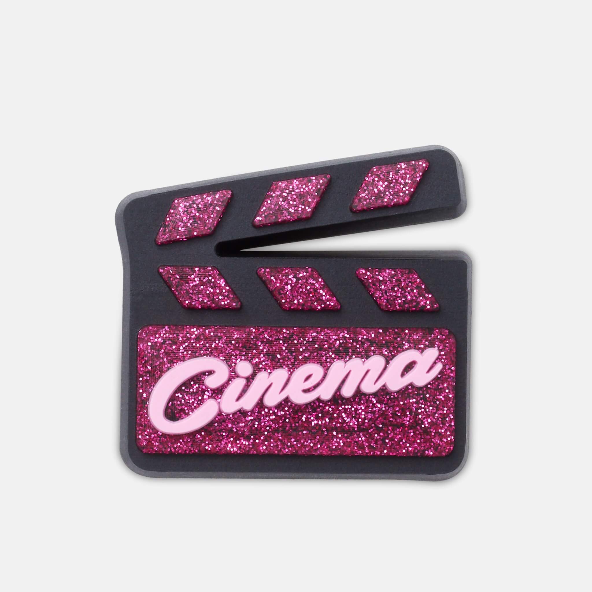 Odznačik Jibbitz – Pink Clapperboard