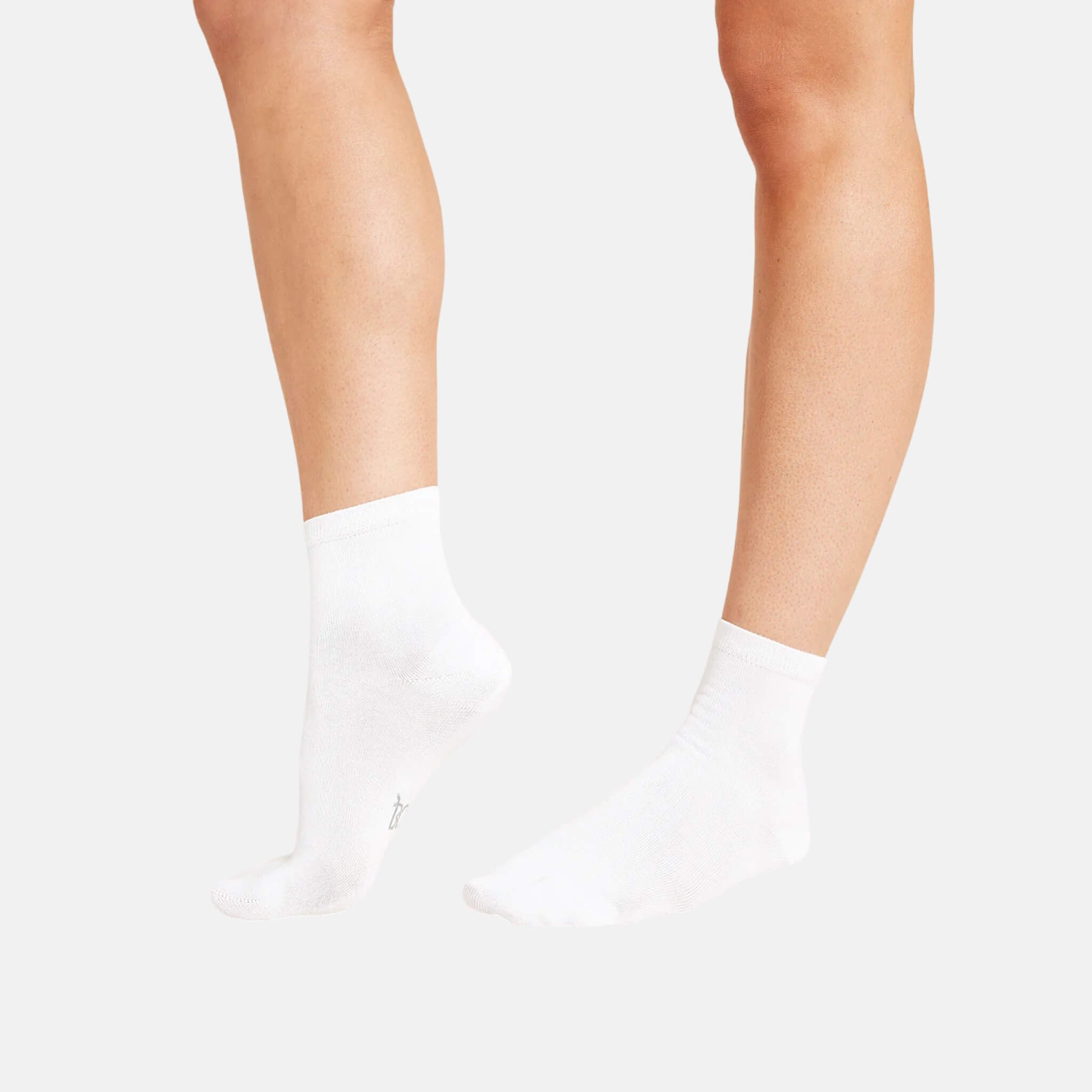 Dámske biele ponožky Boody Women's Everyday Ankle Socks