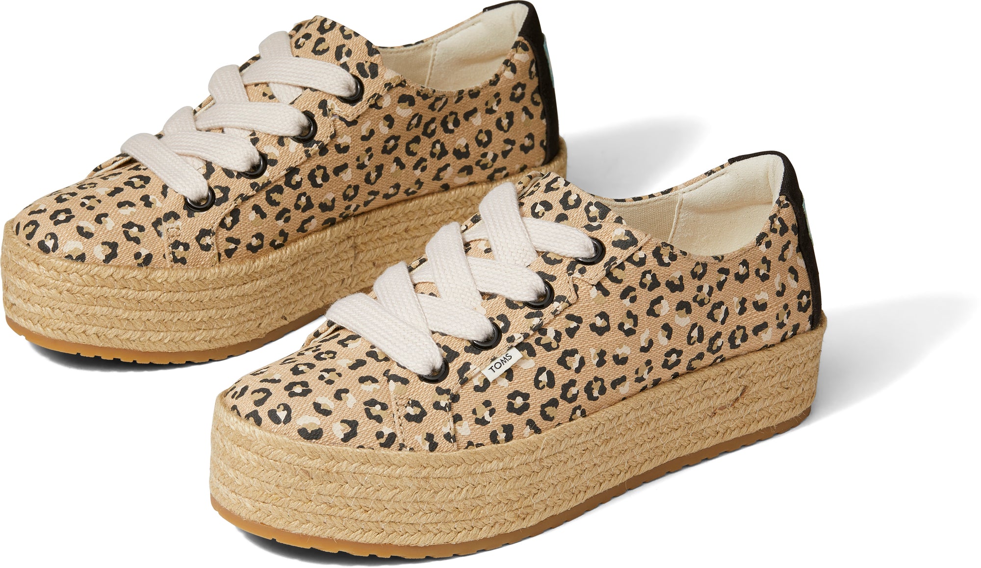 Dámske béžové tenisky s leopardím vzorom TOMS Cassiah