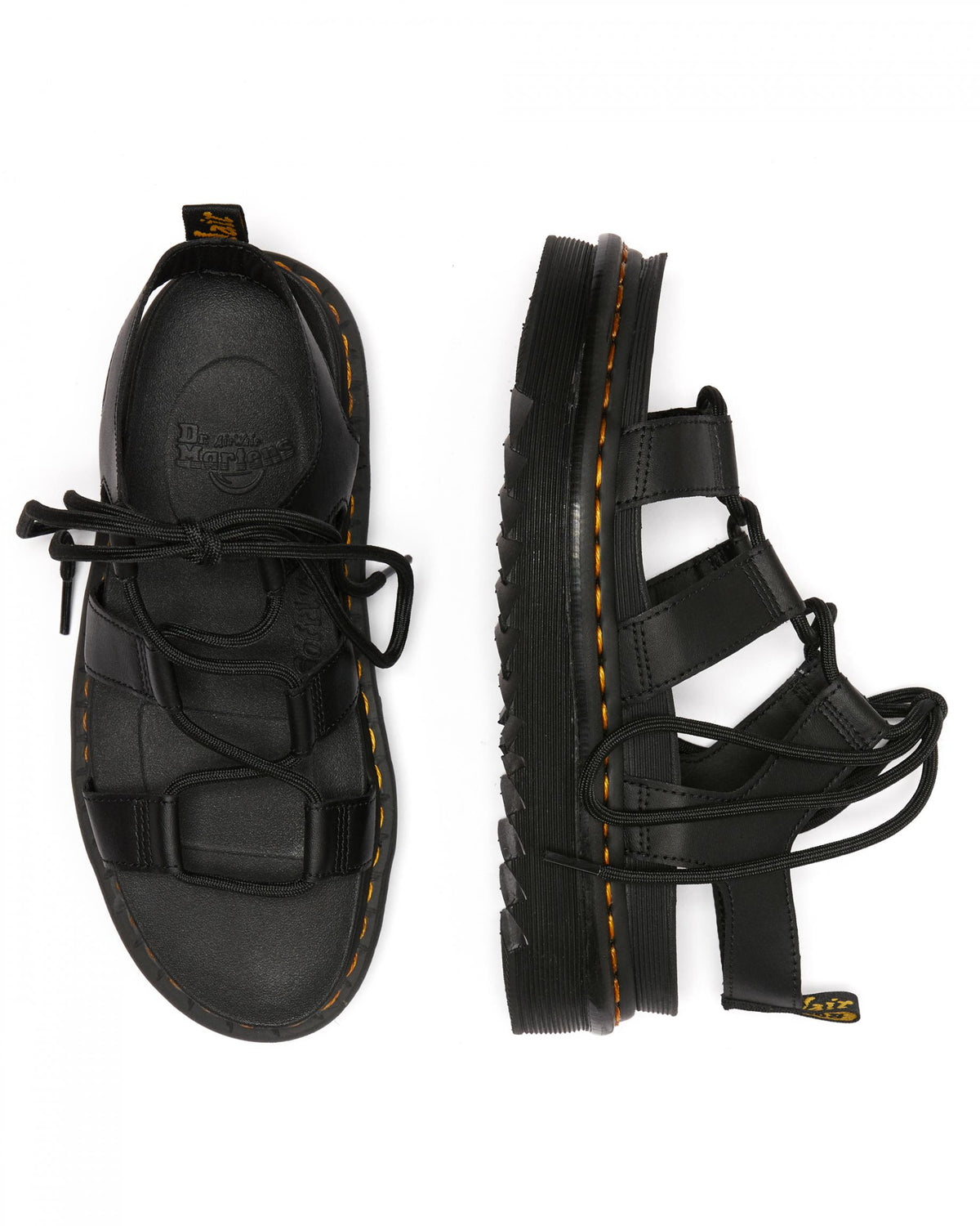 Dámske čierne sandále Dr. Martens Nartilla