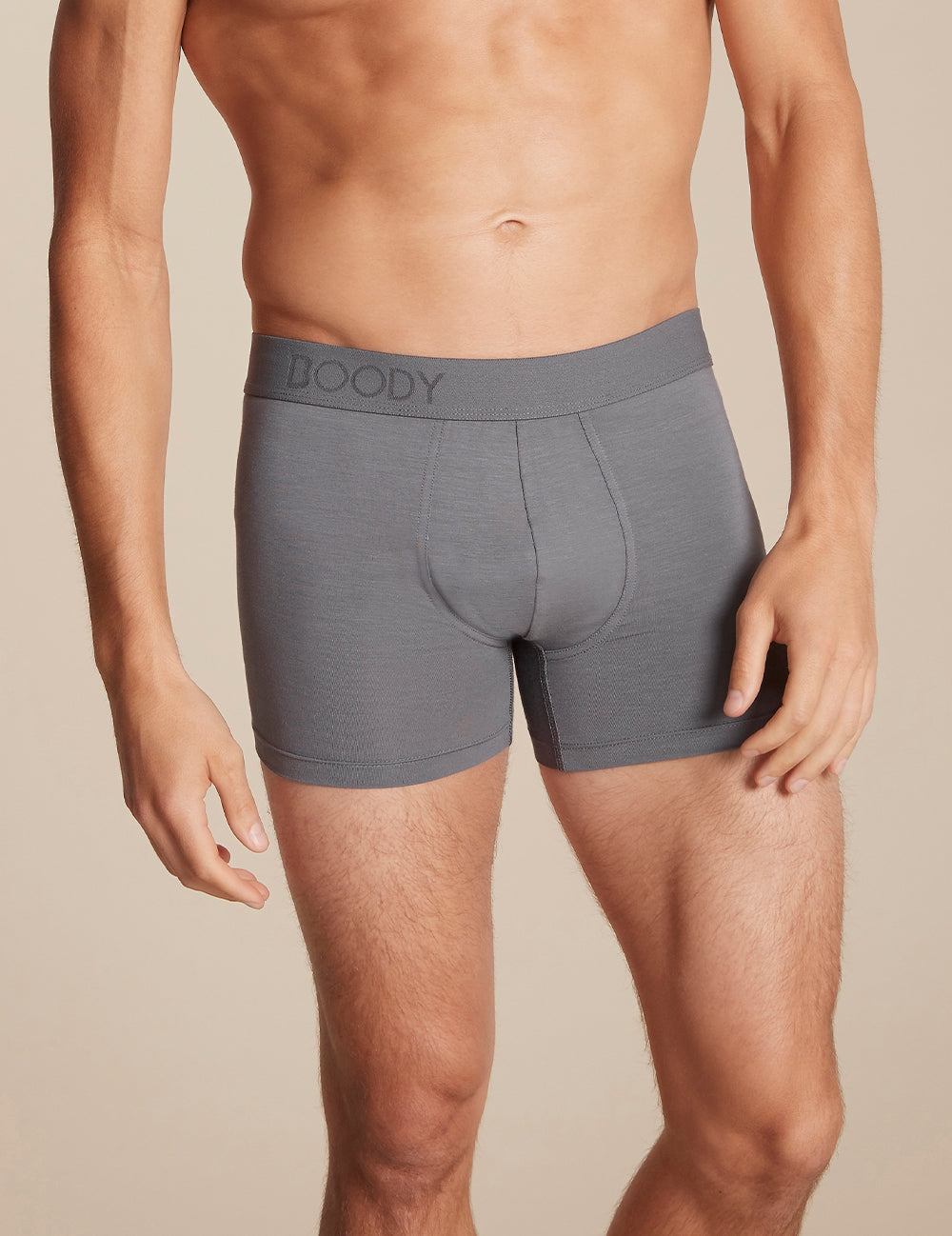 Šedé boxerky Boody Men's Everyday Boxers