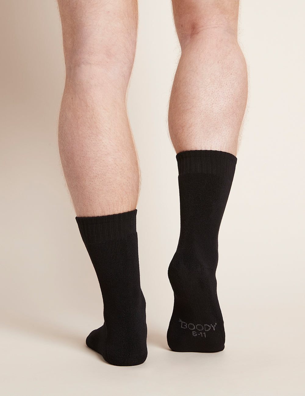 Pánske čierne ponožky Boody Men's Work/Boot Socks