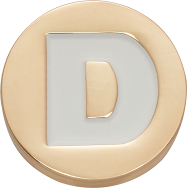 Jibbitz™ - Gold Letter D