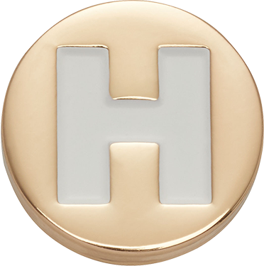 Jibbitz™ - Gold Letter H