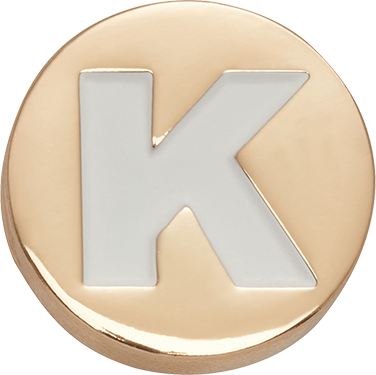 Jibbitz™ - Gold Letter K