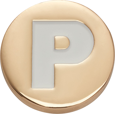 Jibbitz™ - Gold Letter P