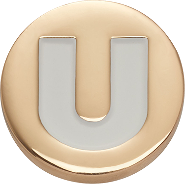 Jibbitz™ - Gold Letter U