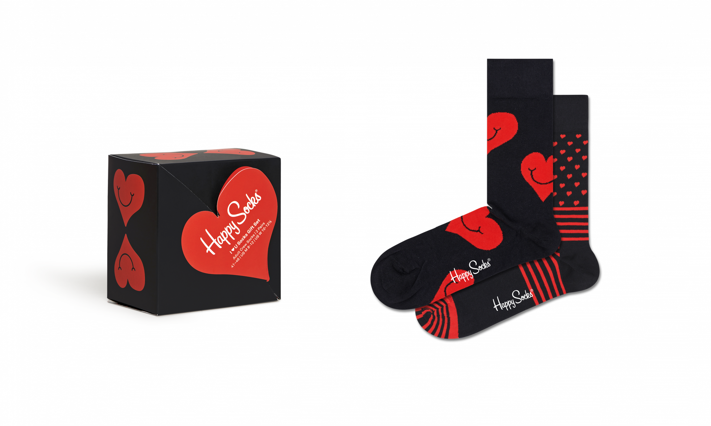 Darčekový box ponožiek Happy Socks I Heart You - 2 páry