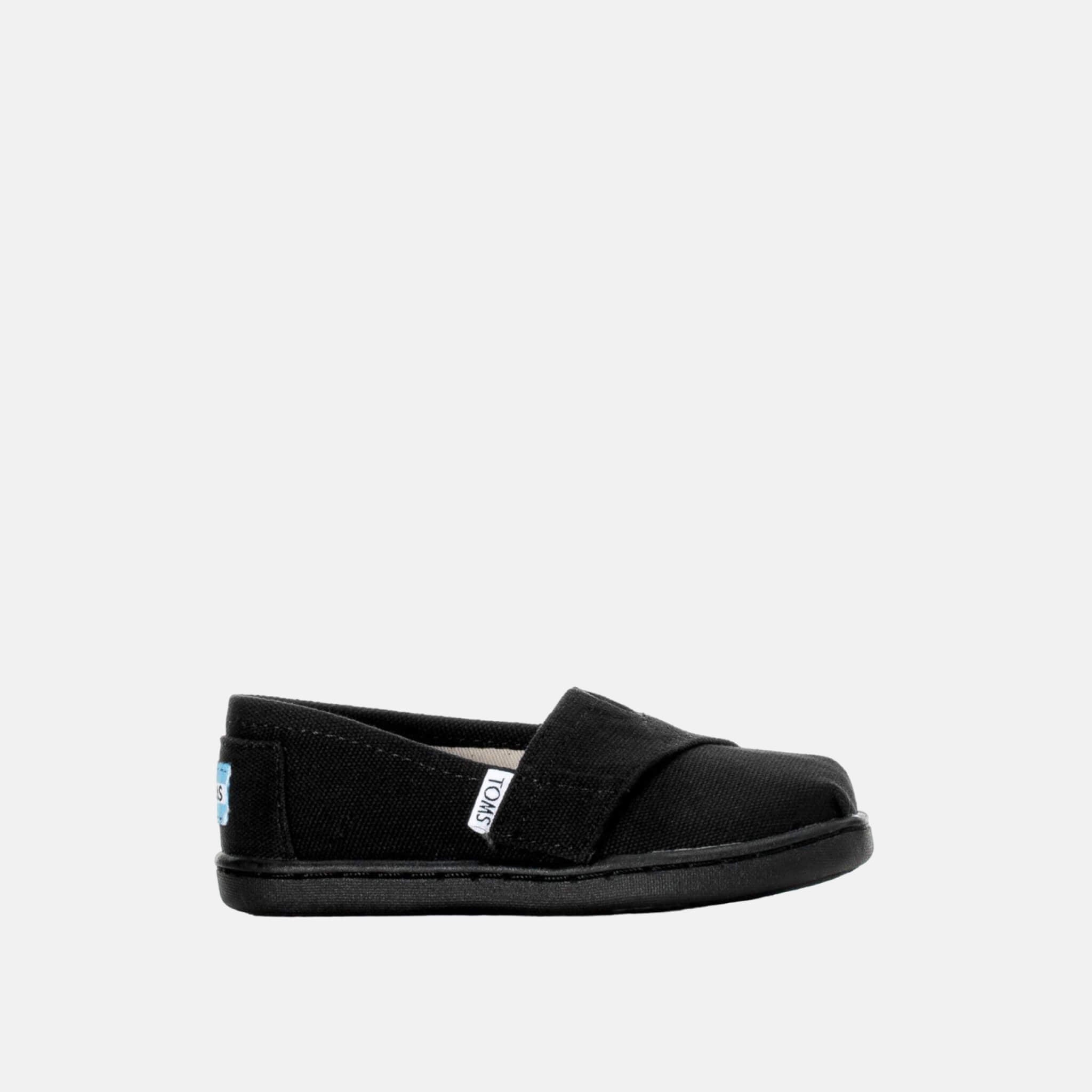 Detské čierne TOMS Core Classics Tiny Alpargata