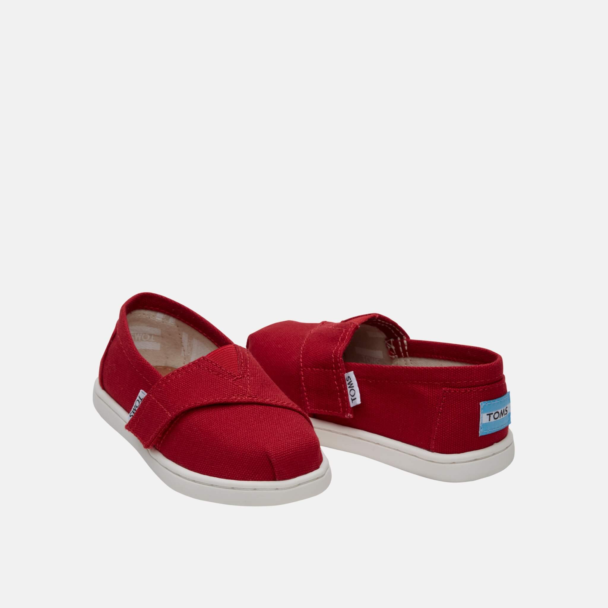 Detské červené TOMS Core Classics Tiny Alpargata